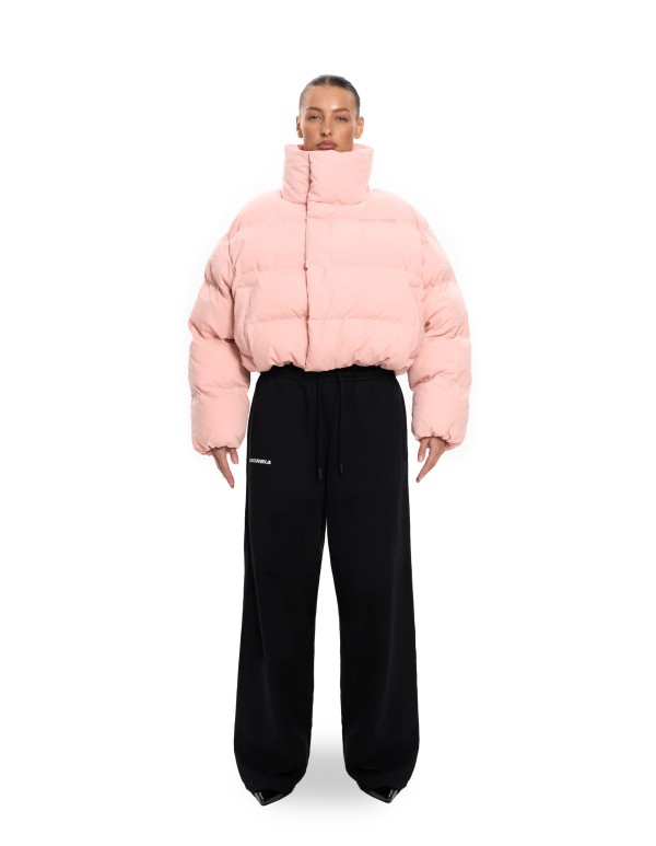 Пуховик PATTERN ANG mini Pink