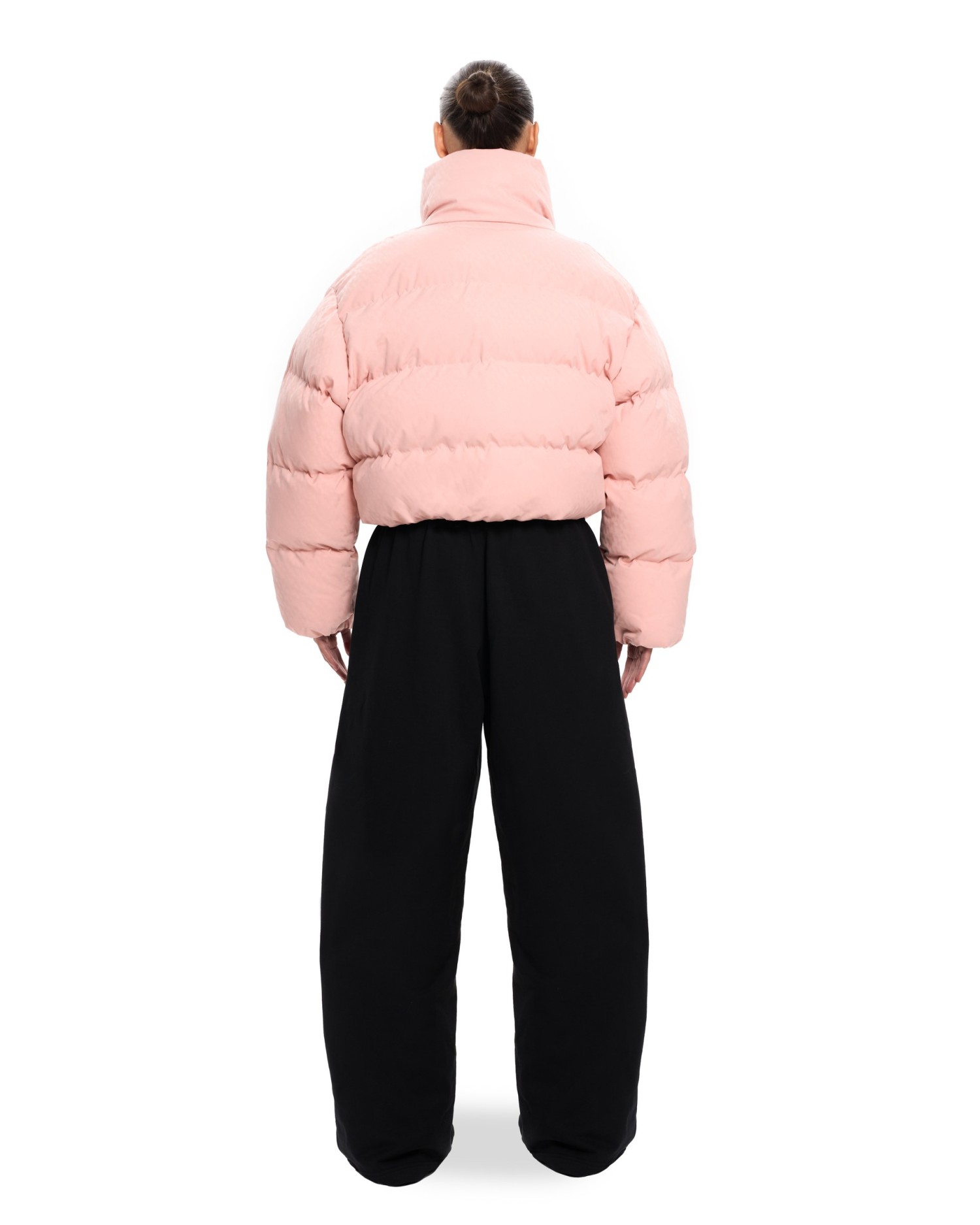 Пуховик PATTERN ANG mini Pink