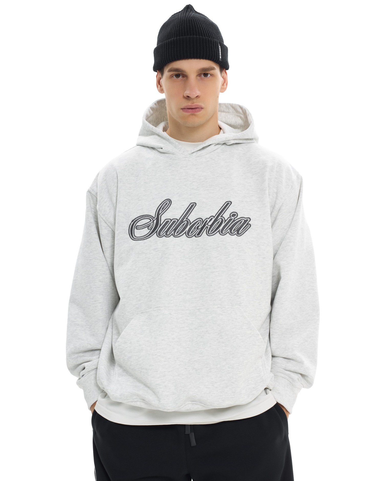 Худи Suborbia Essential MEN Серый Меланж