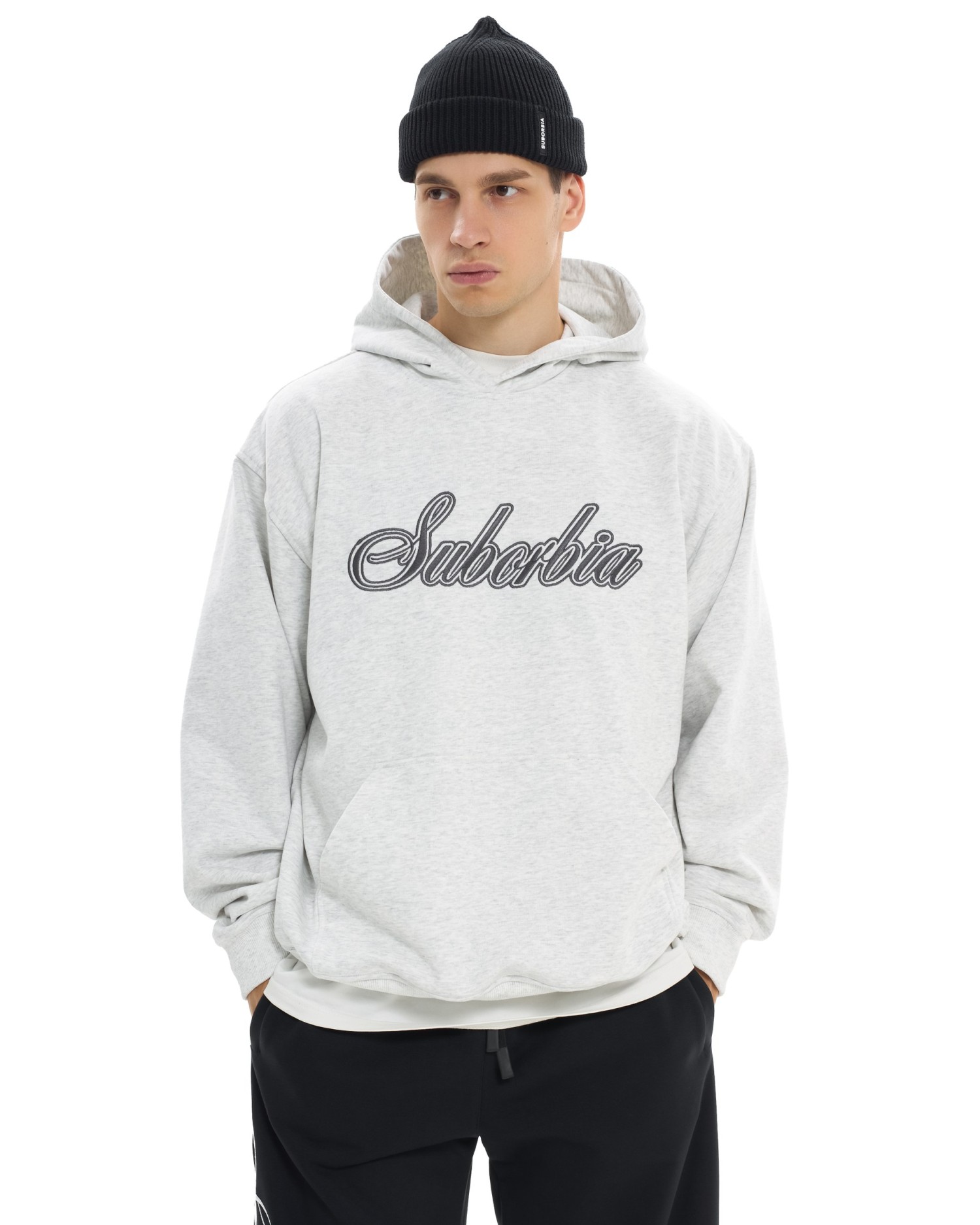 Худи Suborbia Essential MEN Серый Меланж