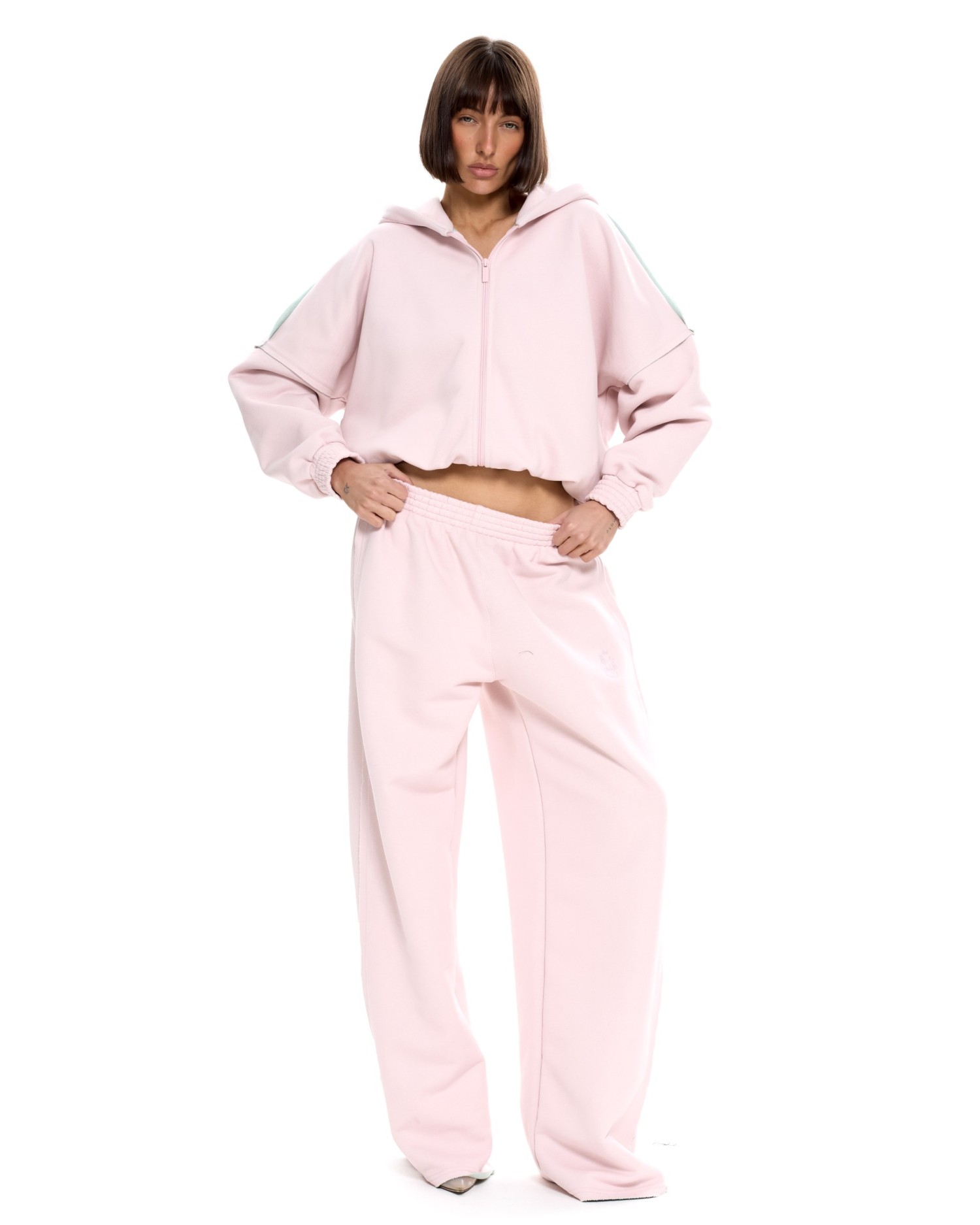 Костюм DOUBLE TROUBLE с палаццо Pink-Mint