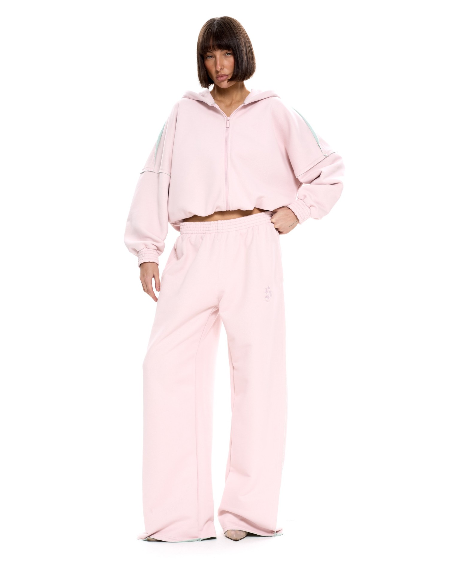 Костюм DOUBLE TROUBLE с палаццо Pink-Mint