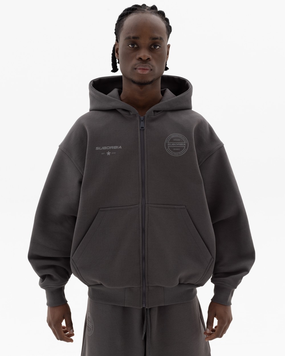 Худи ZIP SELECTION MEN Graphite