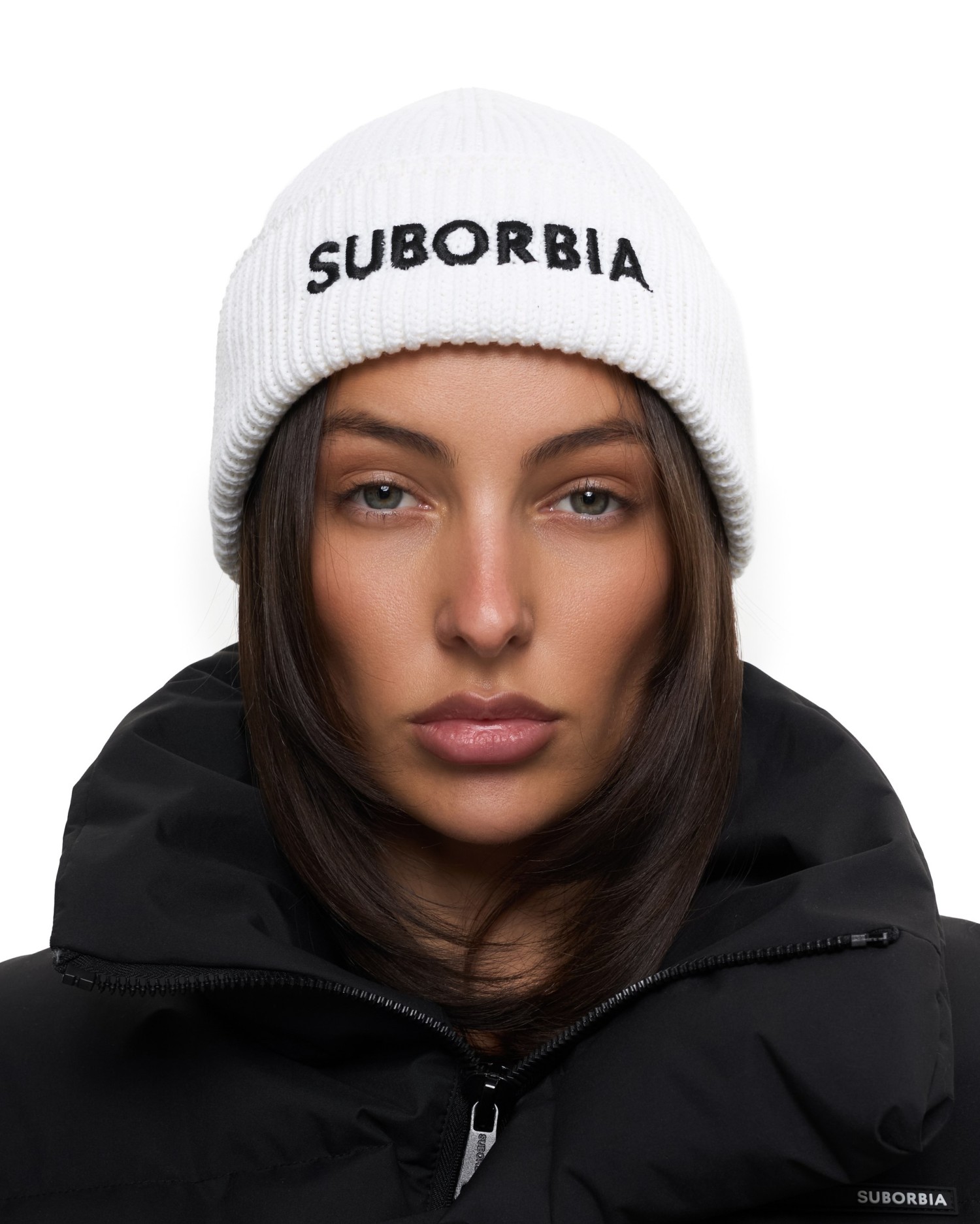 Шапка SUBORBIA Name White