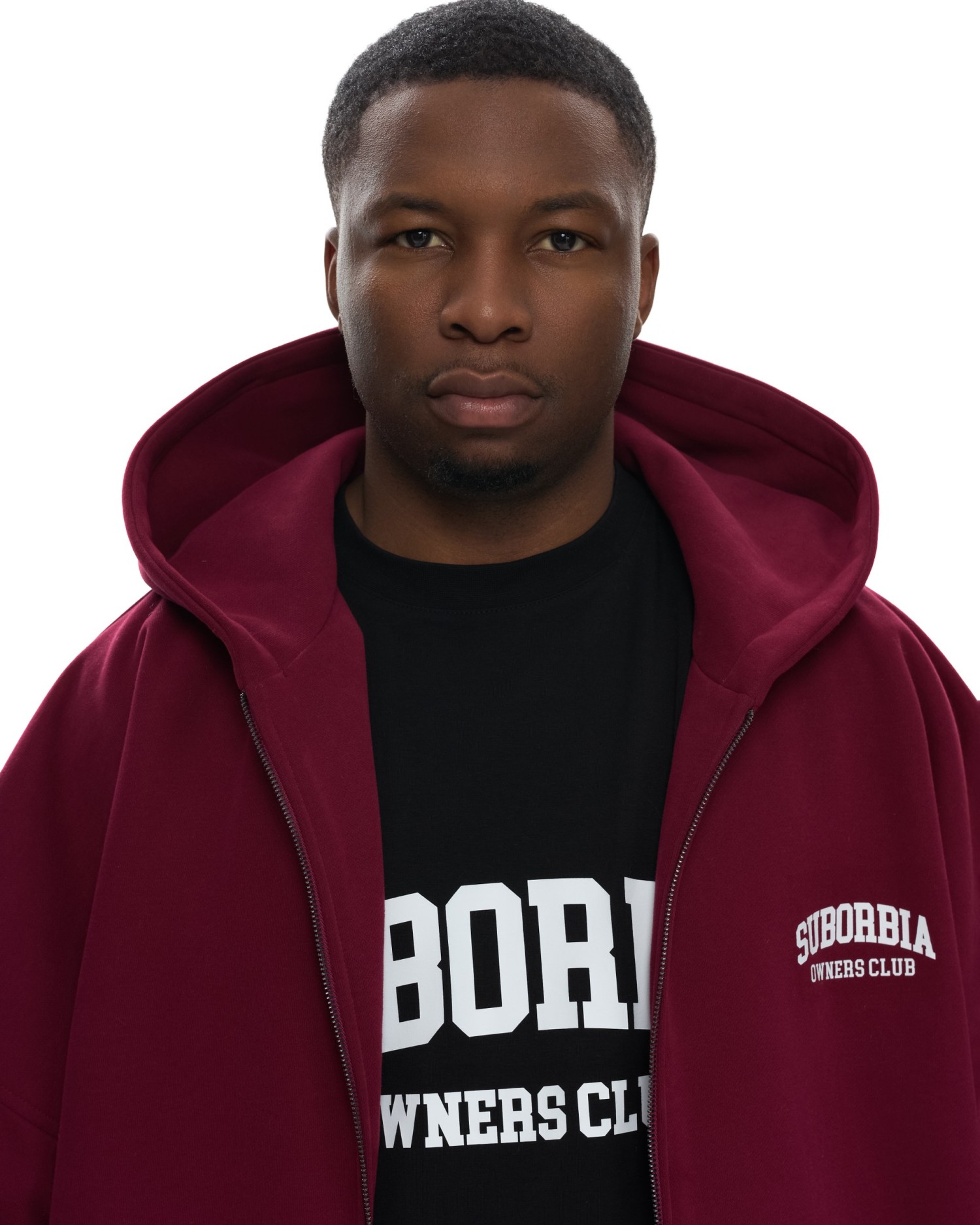 Худи ZIP OWNERS CLUB MEN Burgundy