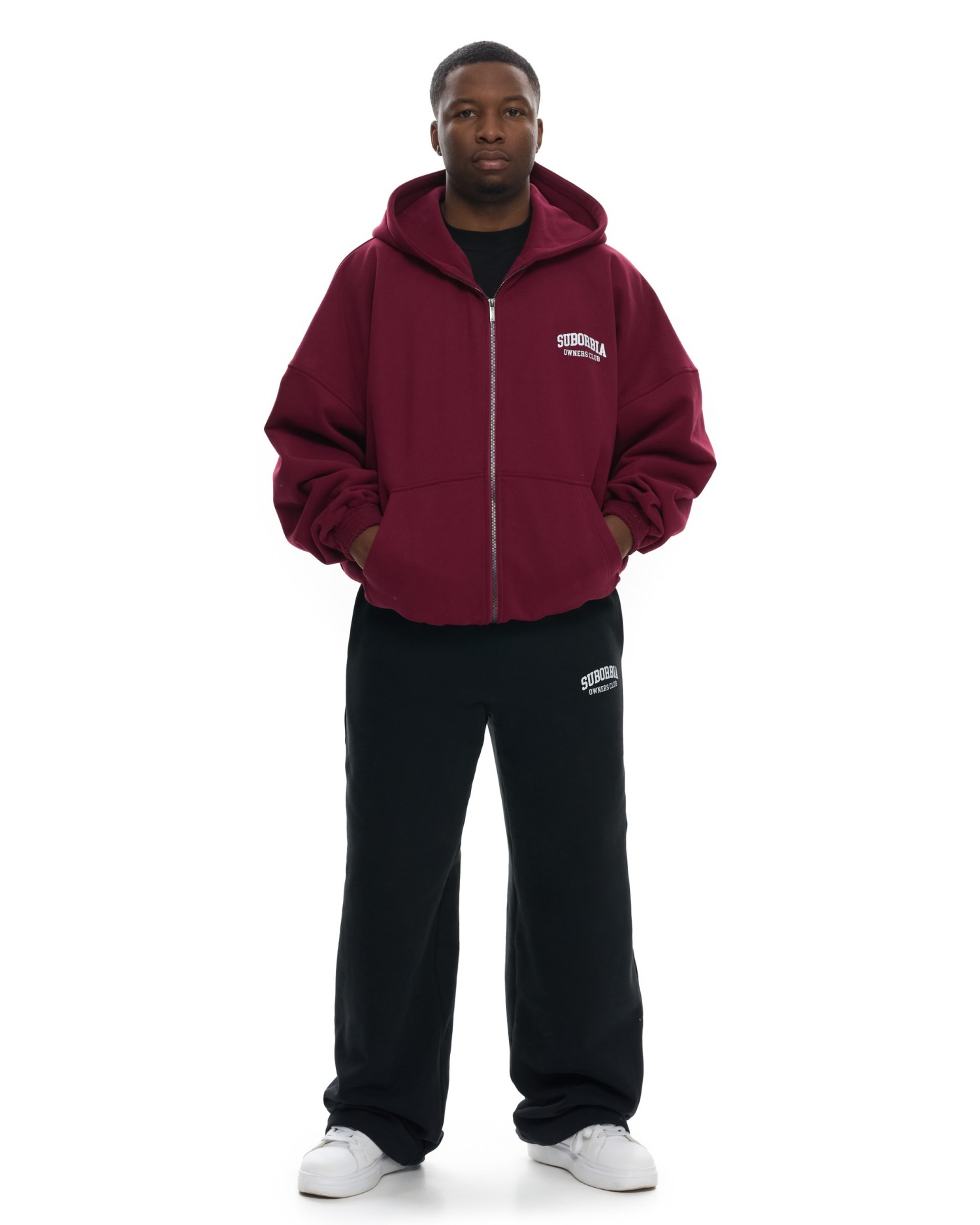 Худи ZIP OWNERS CLUB MEN Burgundy