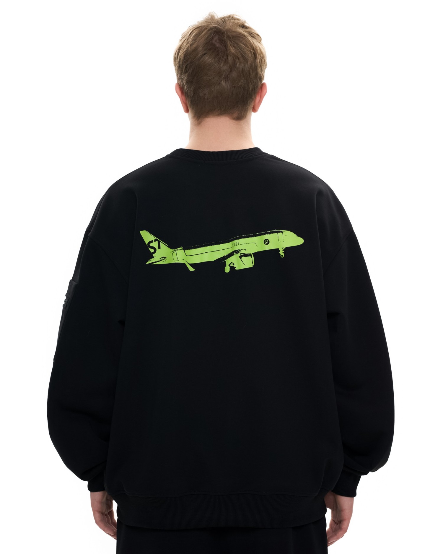 Костюм Suborbia x S7 со свитшотом MEN Black Economy class