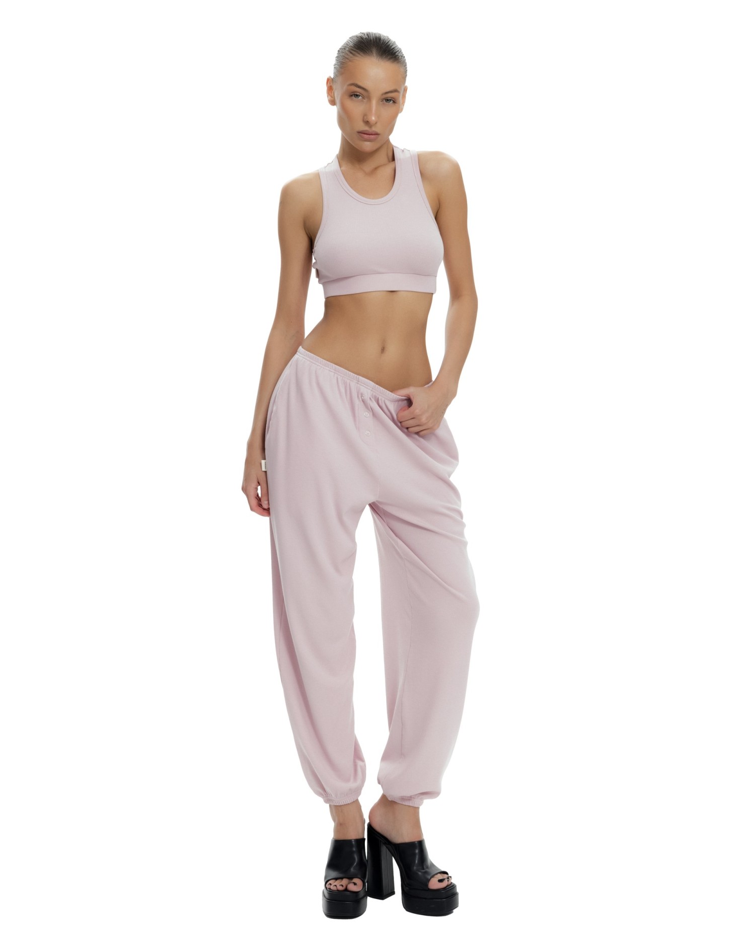 Майка crop TRUE FORM Crystal rose