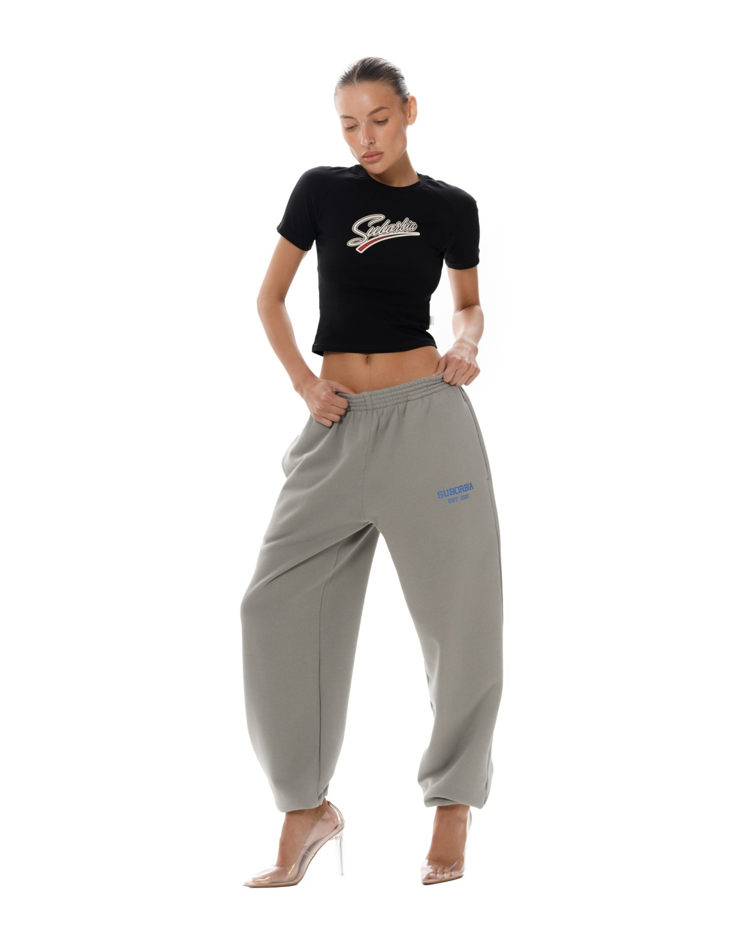 Джоггеры College Grey