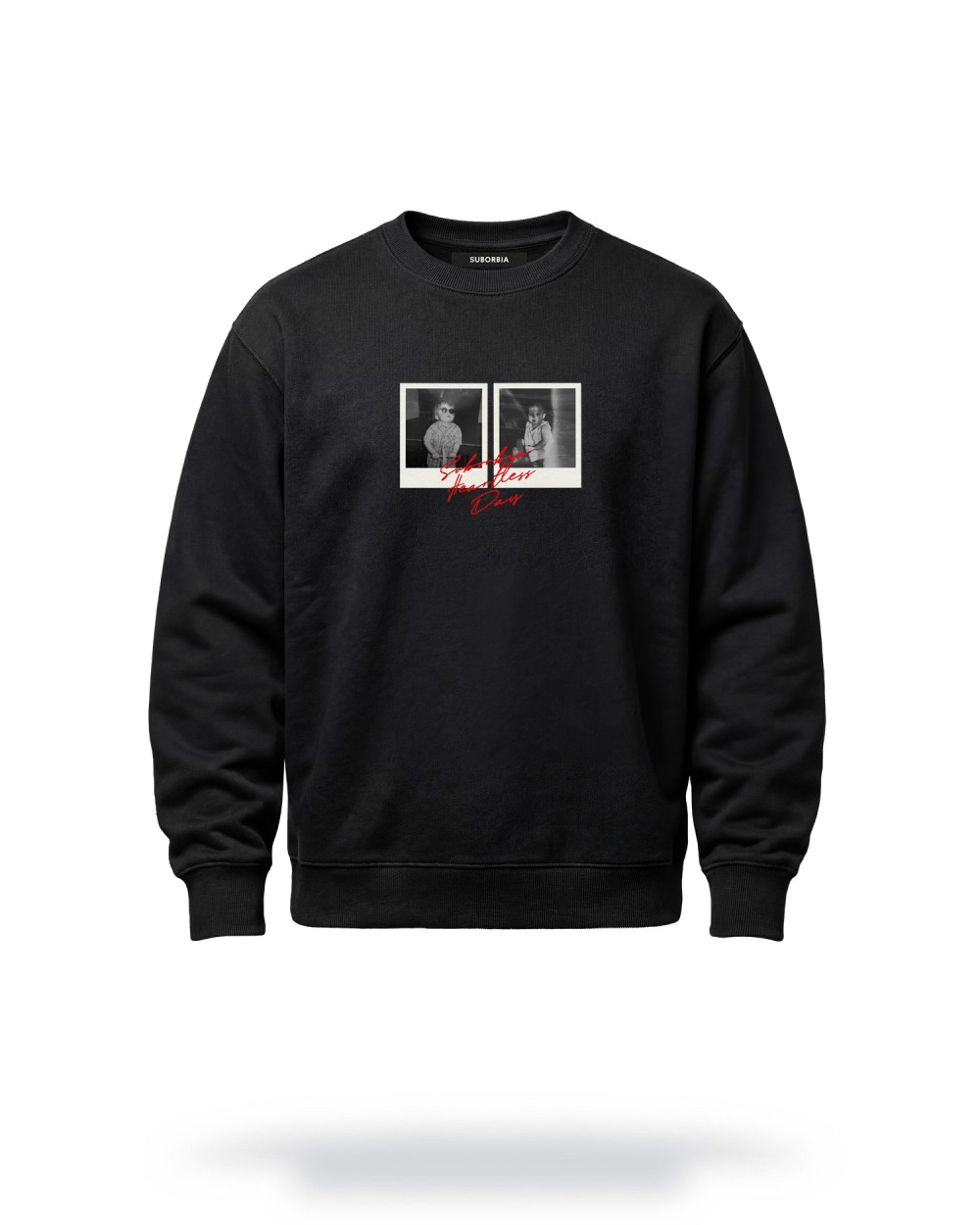 Свитшот SUBORBIA + YOU SAINT HEARTLESS Black