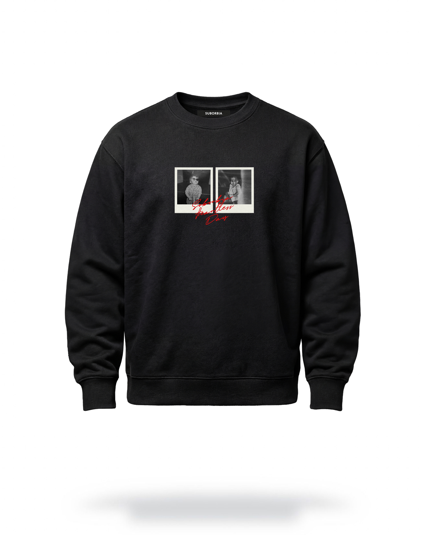 Свитшот SUBORBIA + YOU SAINT HEARTLESS Black