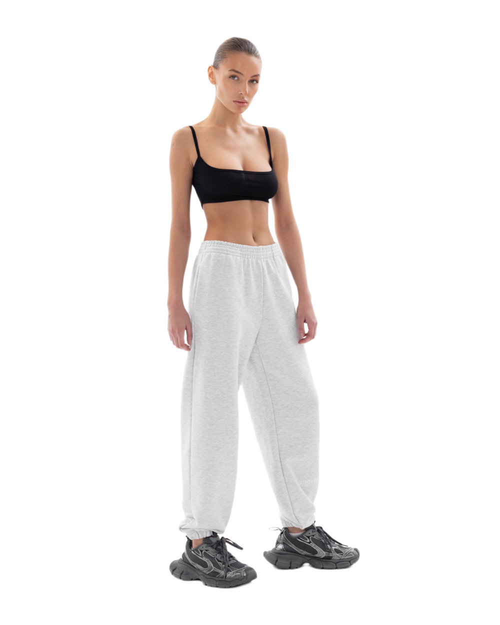Джоггеры GATE BASIC 02 Grey melange