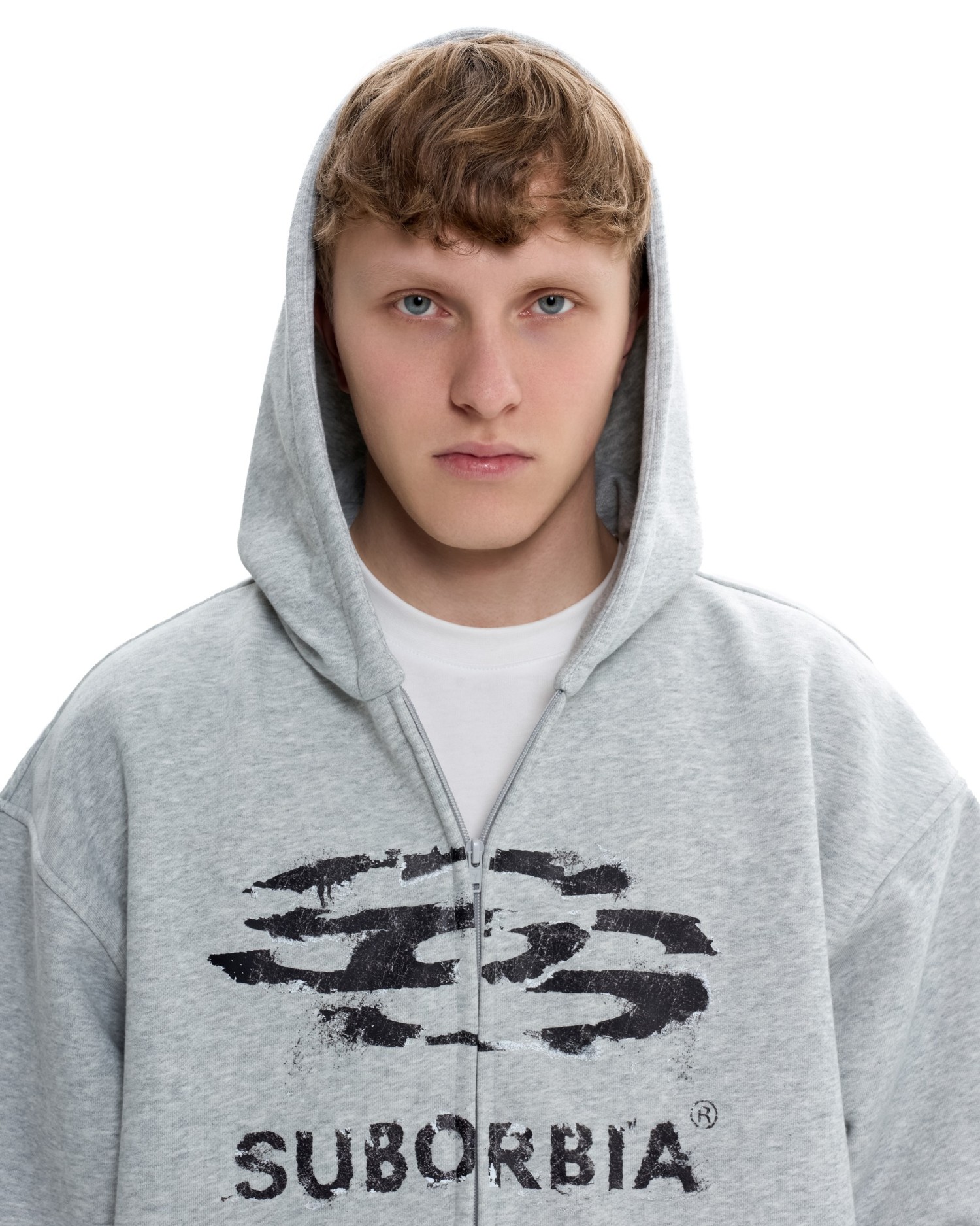 Худи Zip JPG13 MEN Grey melange