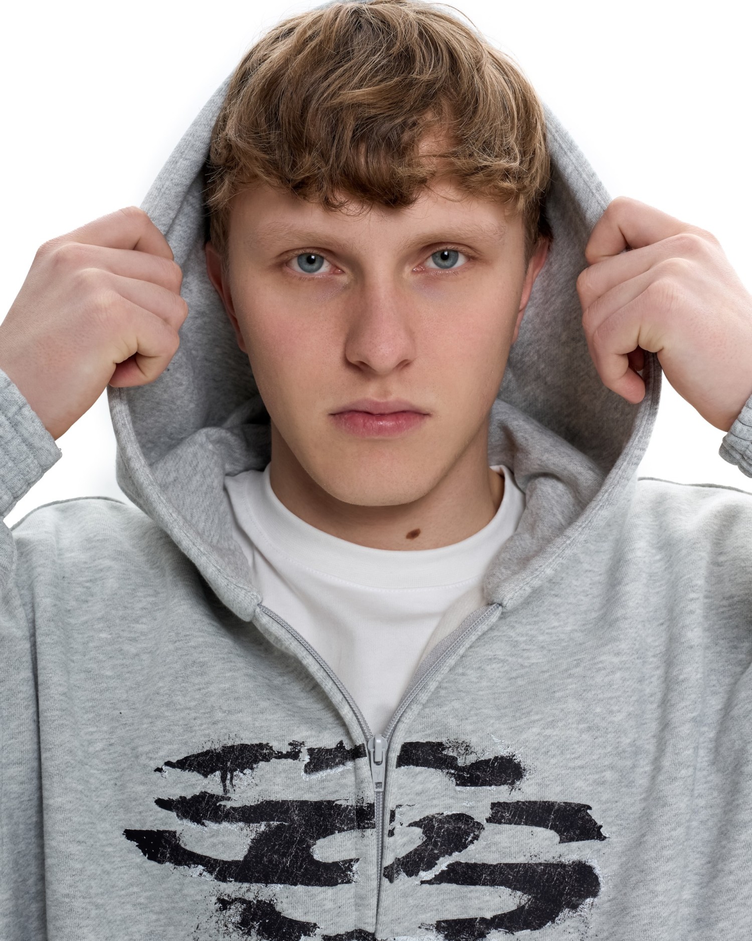 Худи Zip JPG13 MEN Grey melange