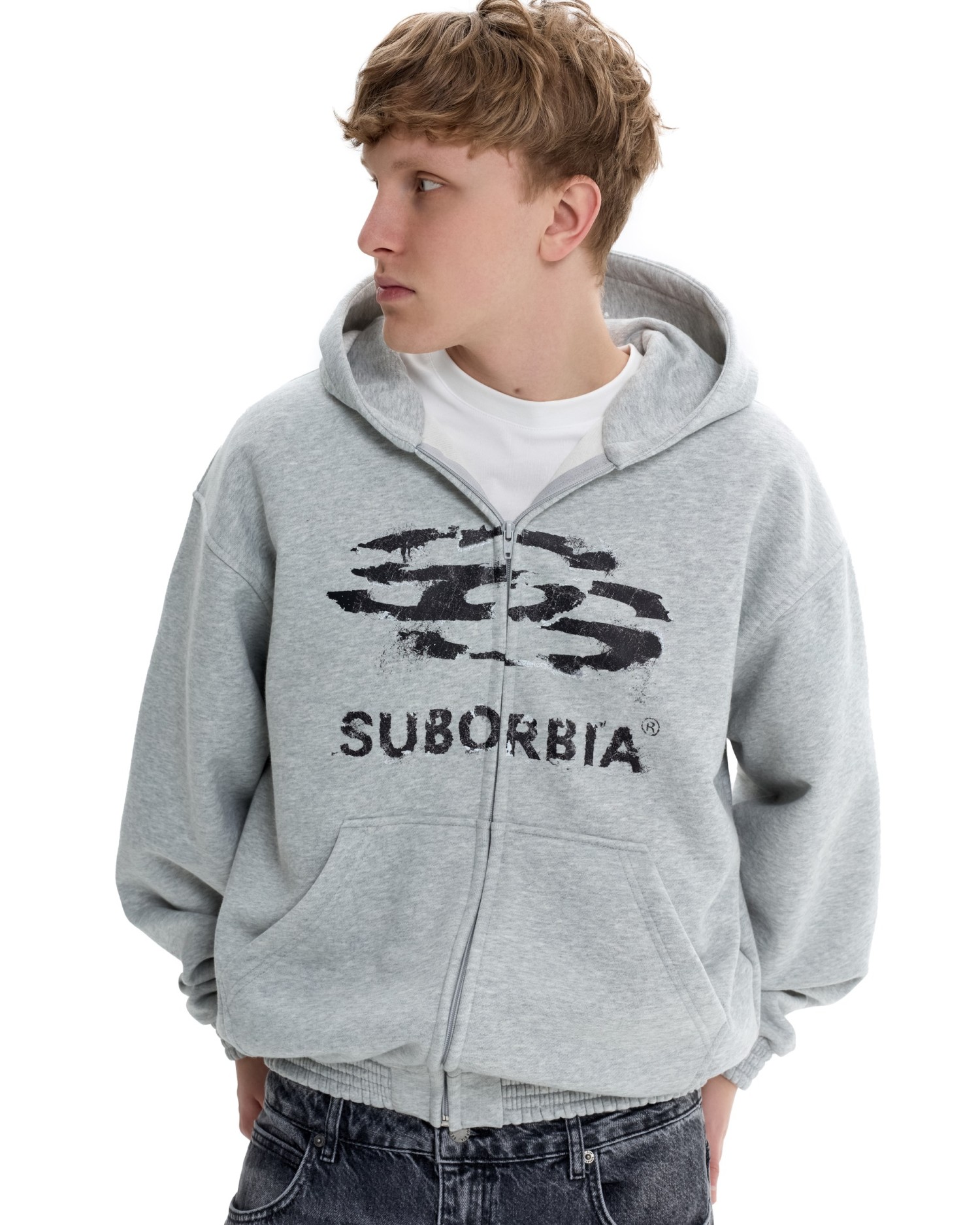 Худи Zip JPG13 MEN Grey melange