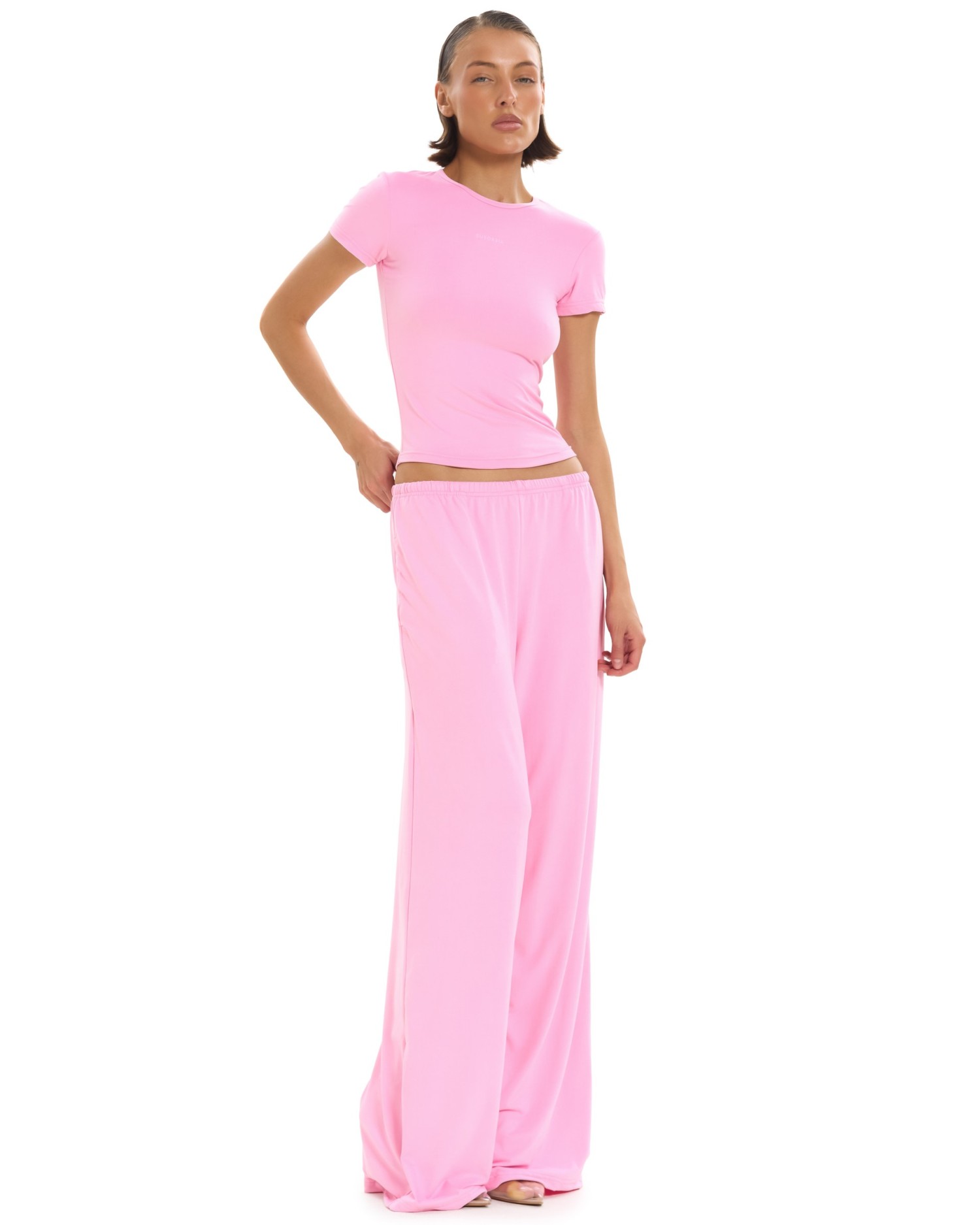 Брюки палаццо BASE S'25 Розовый
