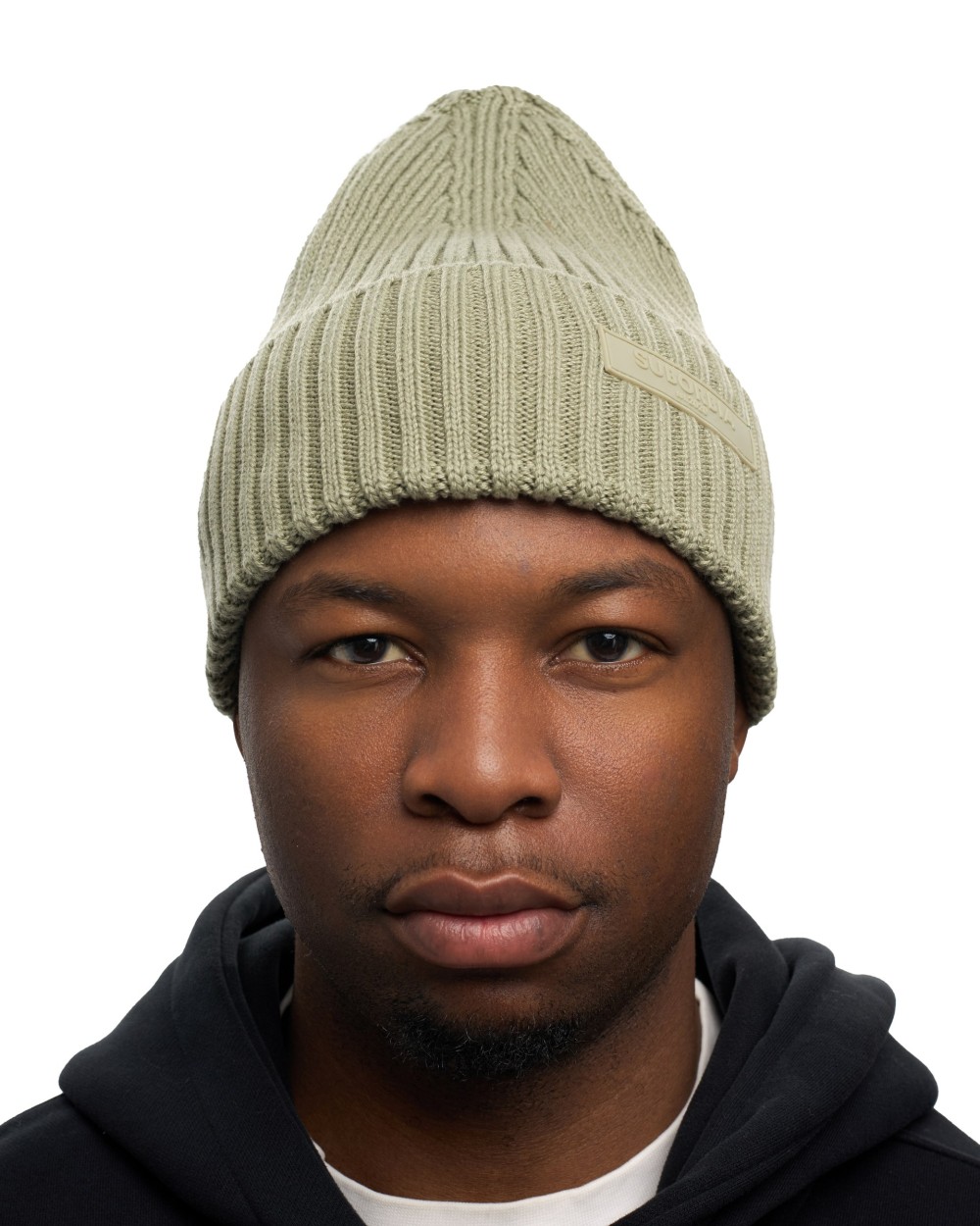 Шапка KNITTED TORN MEN Khaki