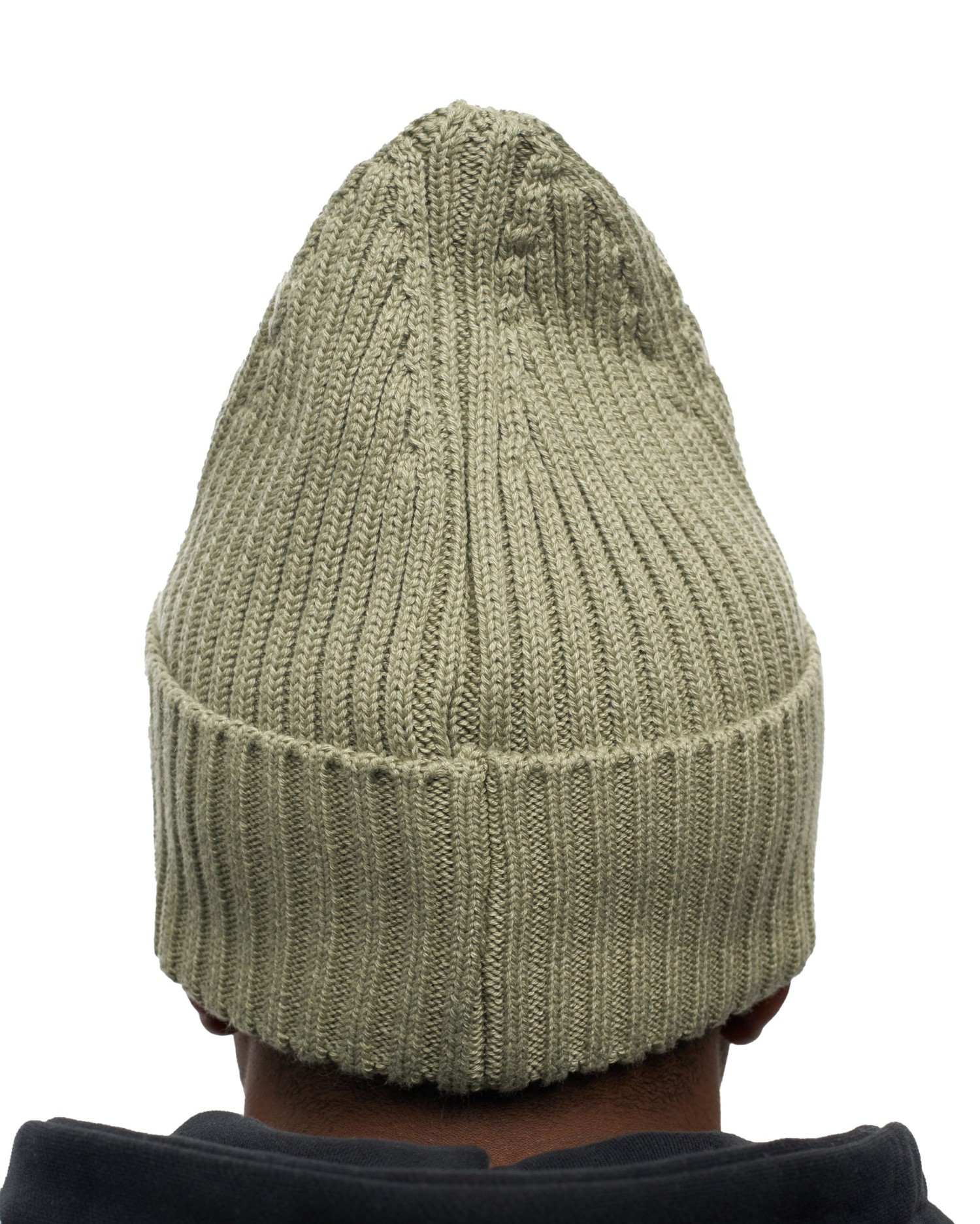 Шапка KNITTED TORN MEN Khaki