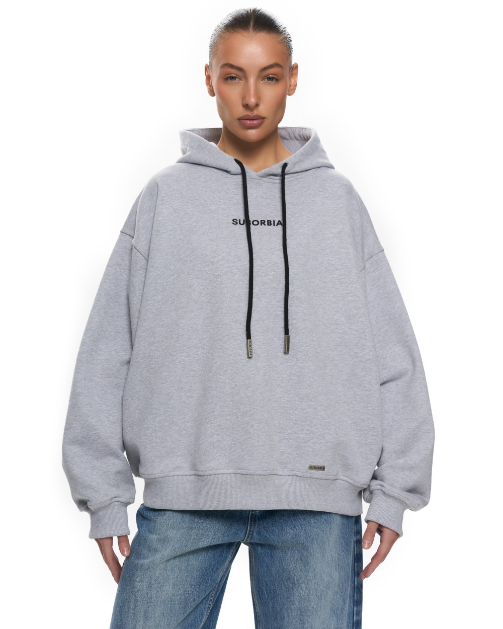 Худи BASE Grey melange