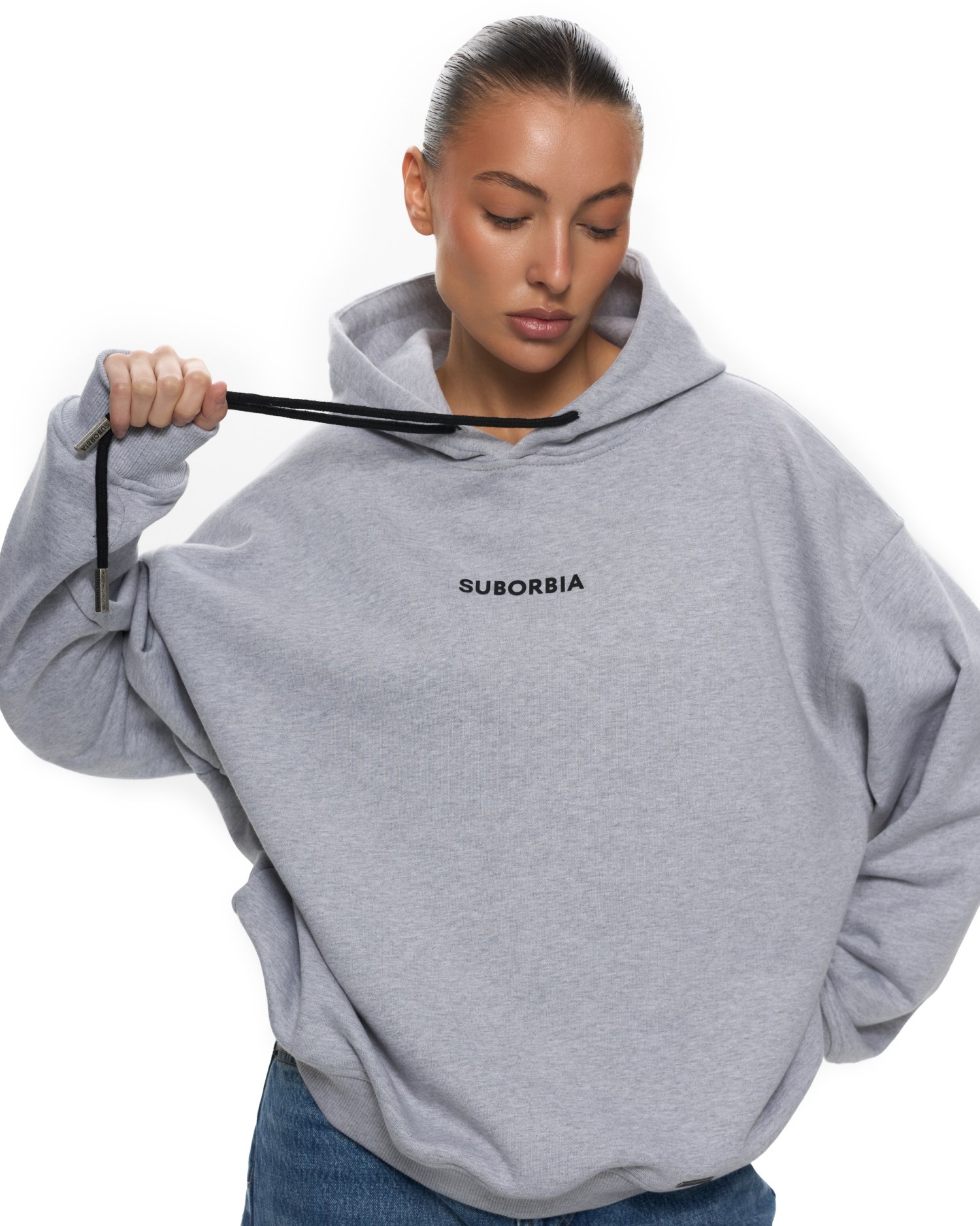 Худи BASE Grey melange