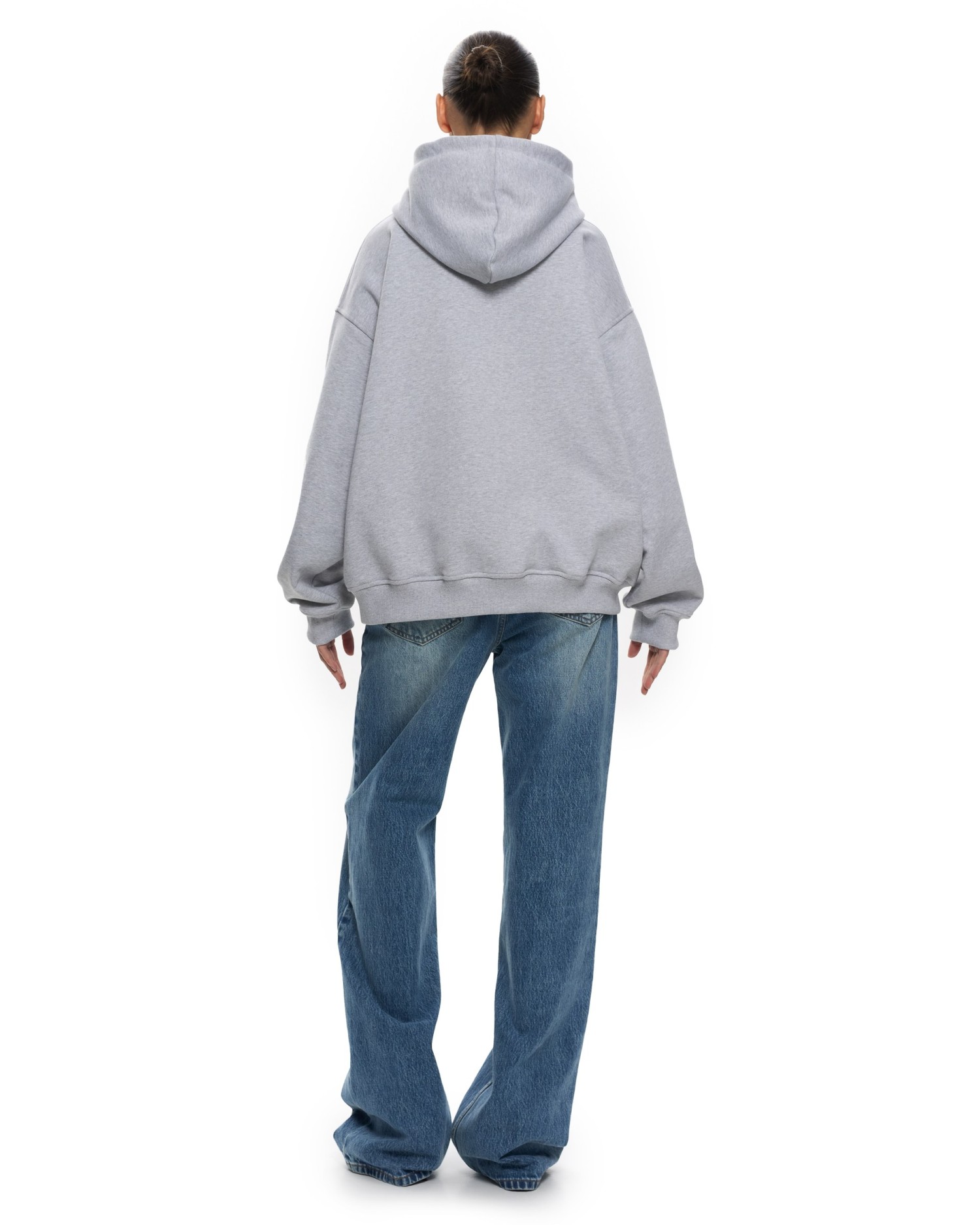 Худи BASE Grey melange