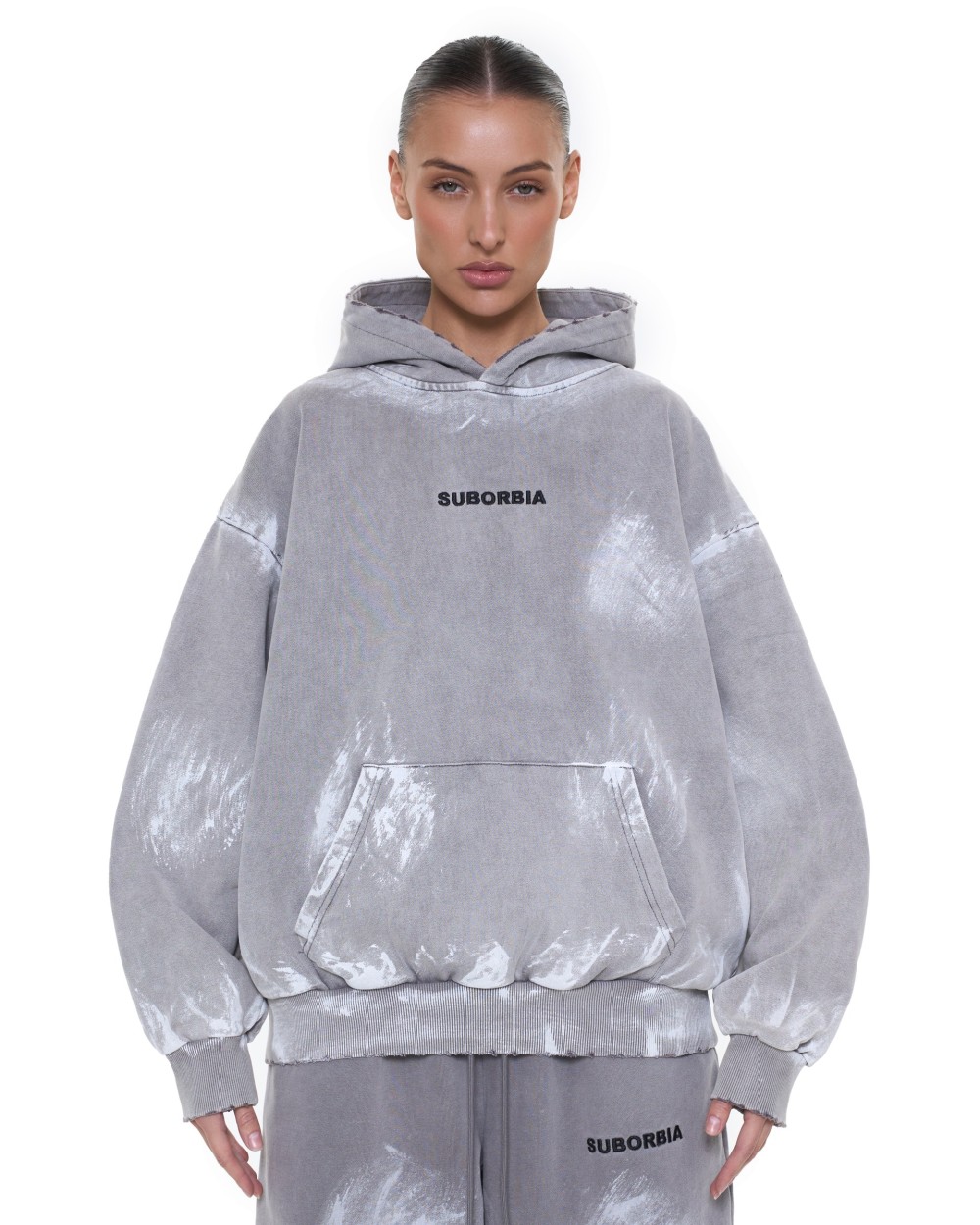 Худи Grillz Washed grey