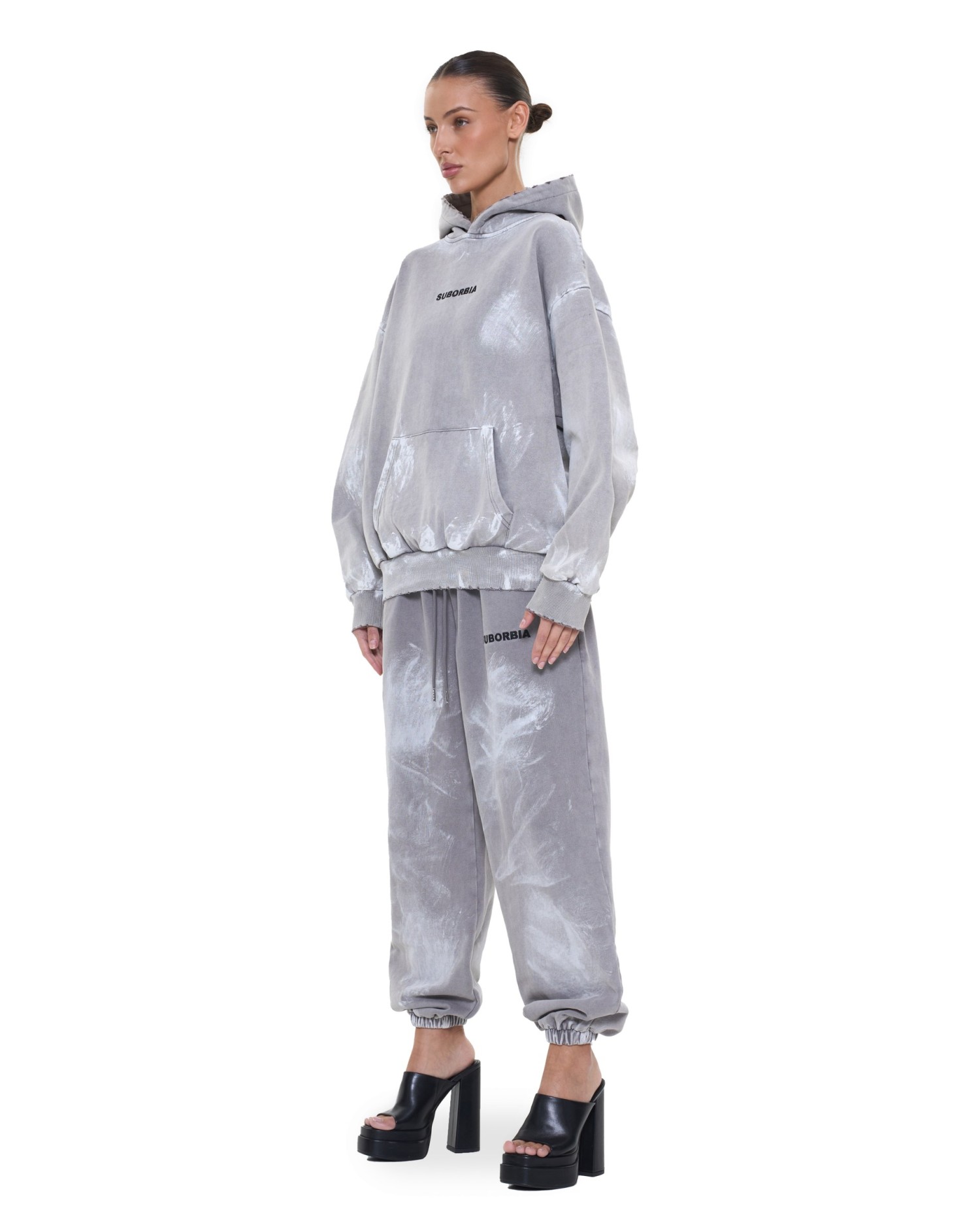 Худи Grillz Washed grey