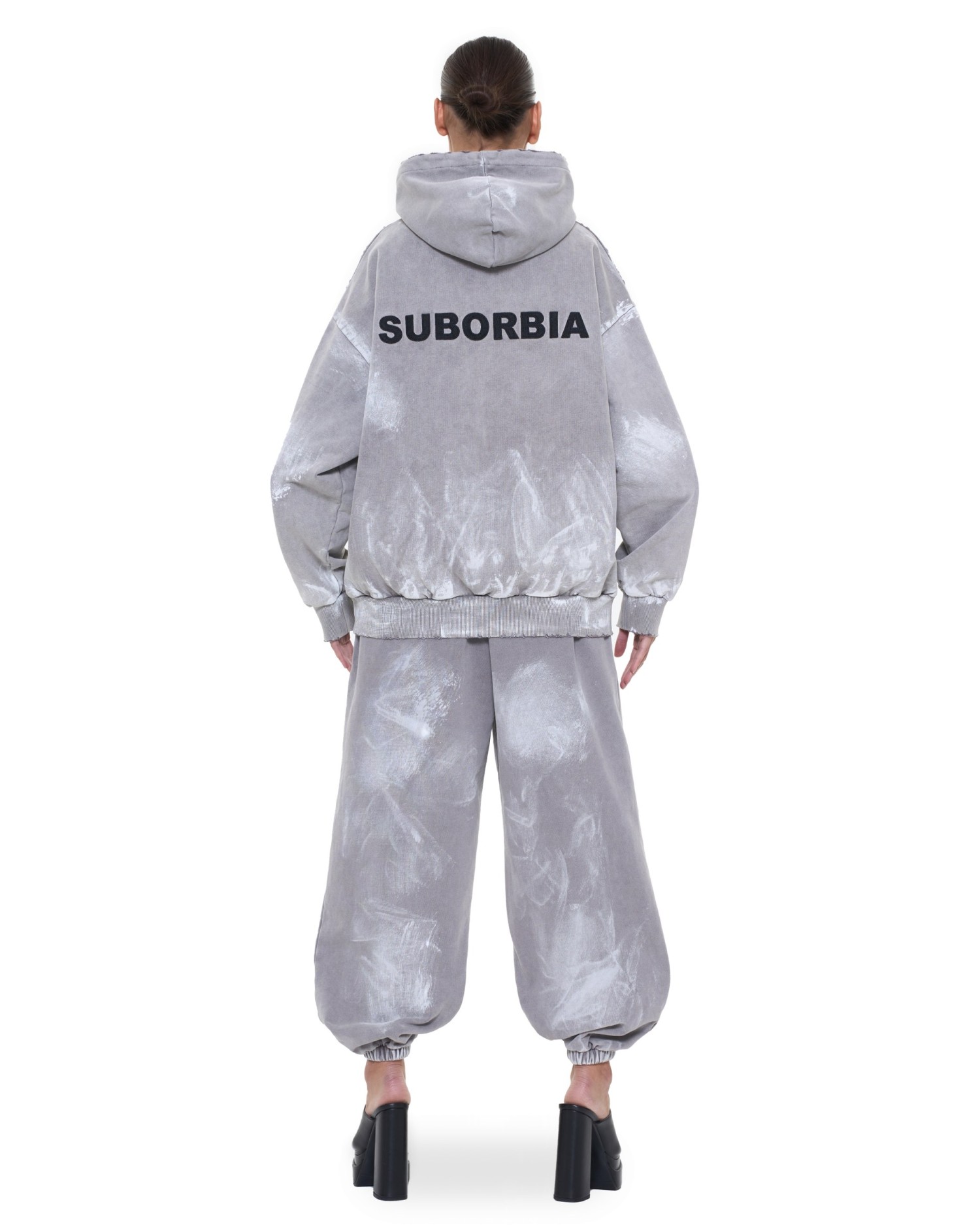 Худи Grillz Washed grey