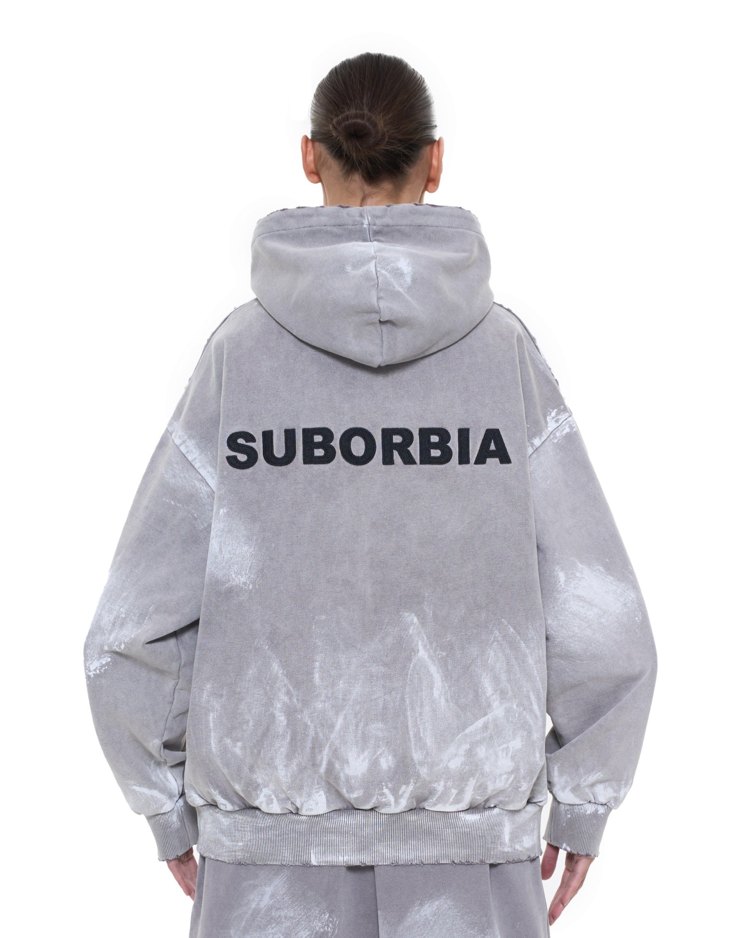 Худи Grillz Washed grey