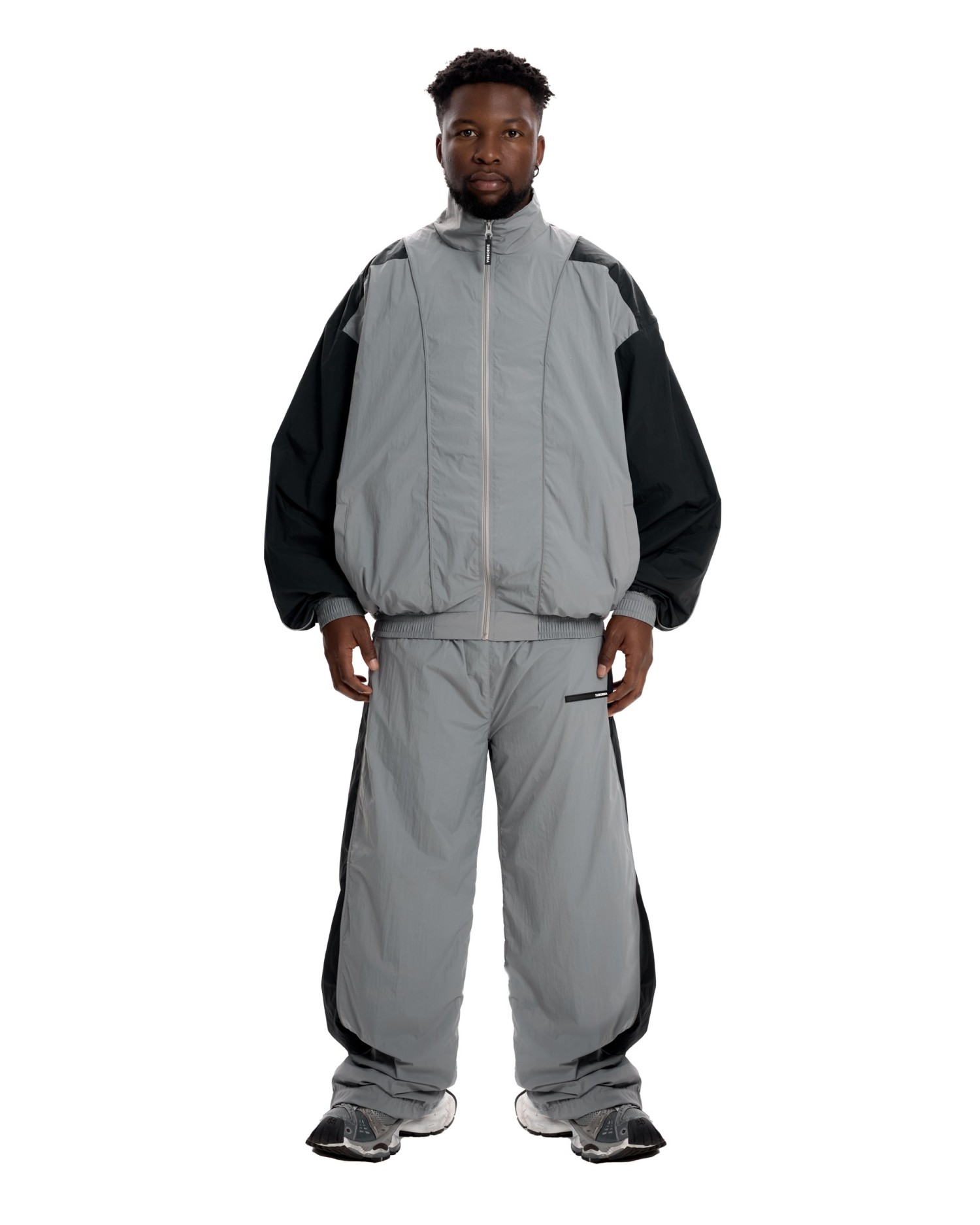 Костюм #404 MEN Grey-Black