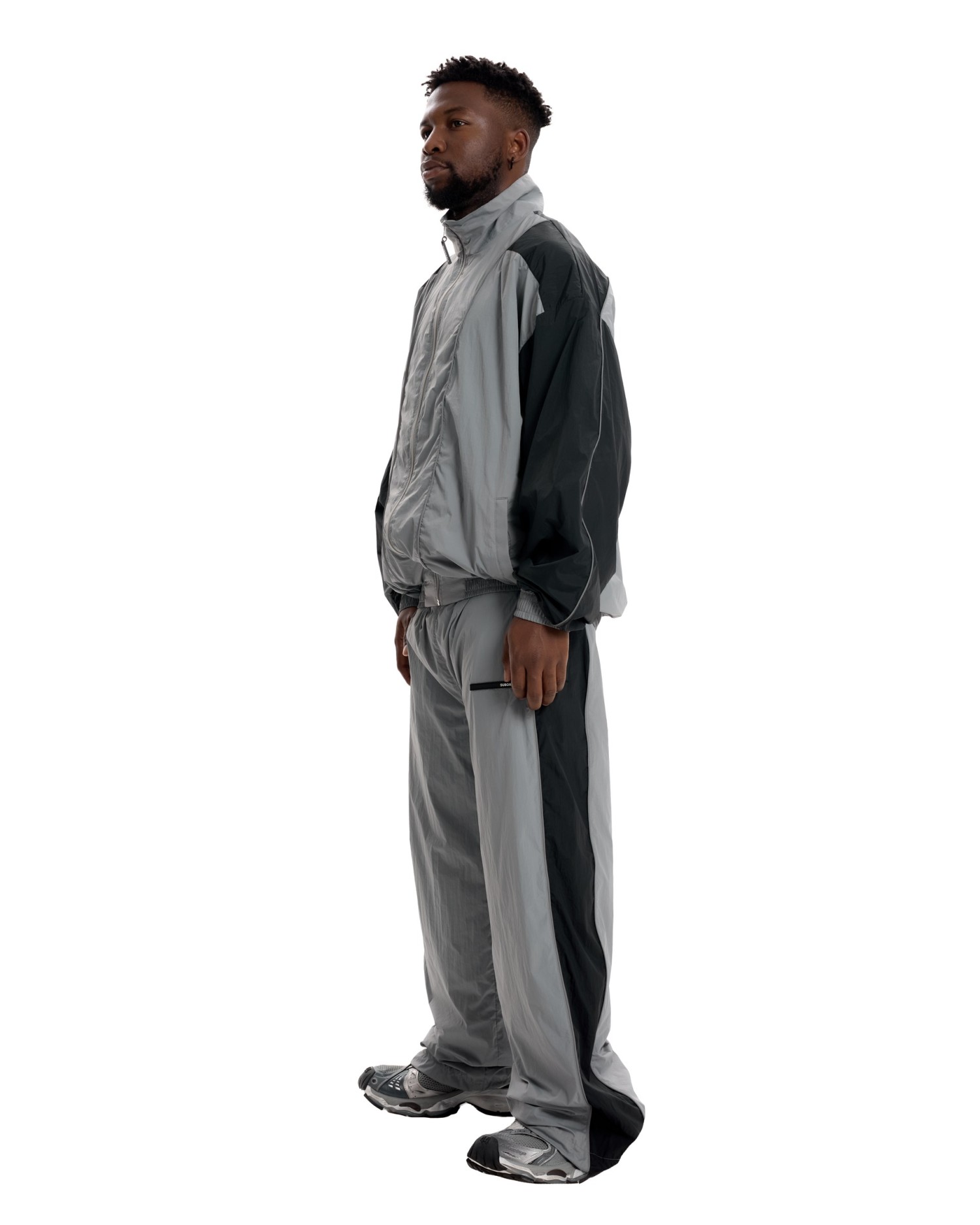 Костюм #404 MEN Grey-Black