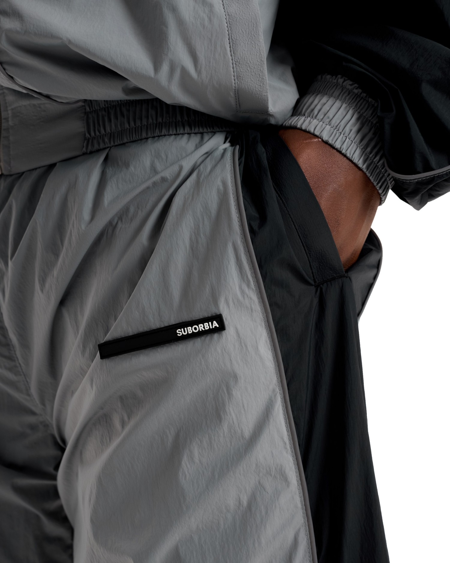 Костюм #404 MEN Grey-Black