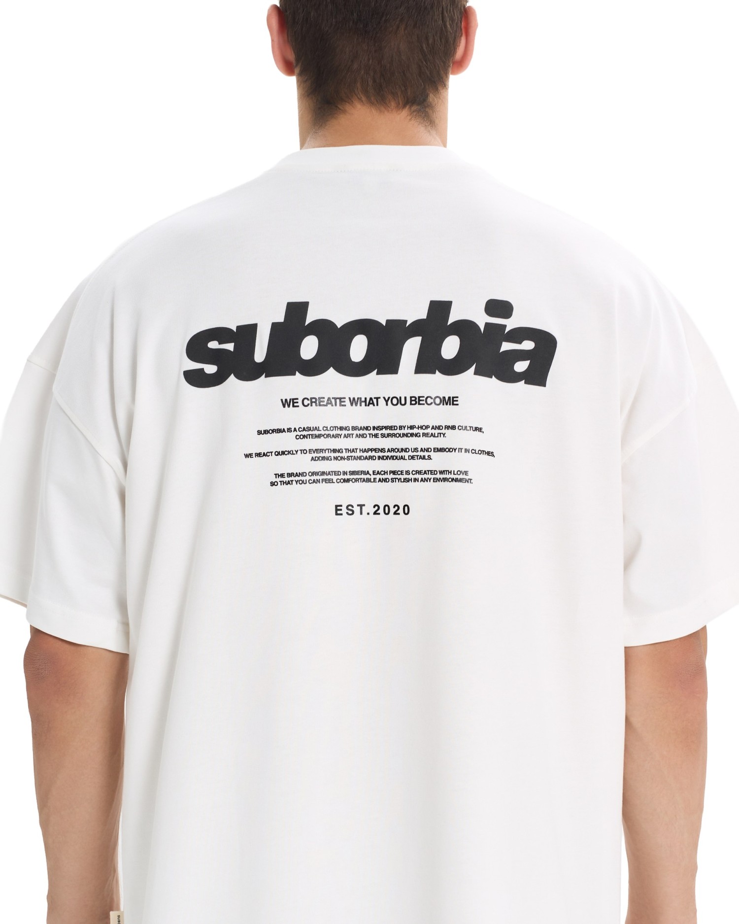 Мужская футболка SUBORBIA Original Белый