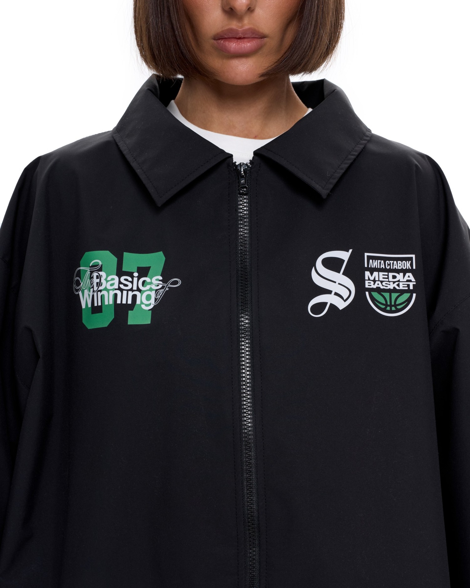 Ветровка МЕДИА БАСКЕТ Черный