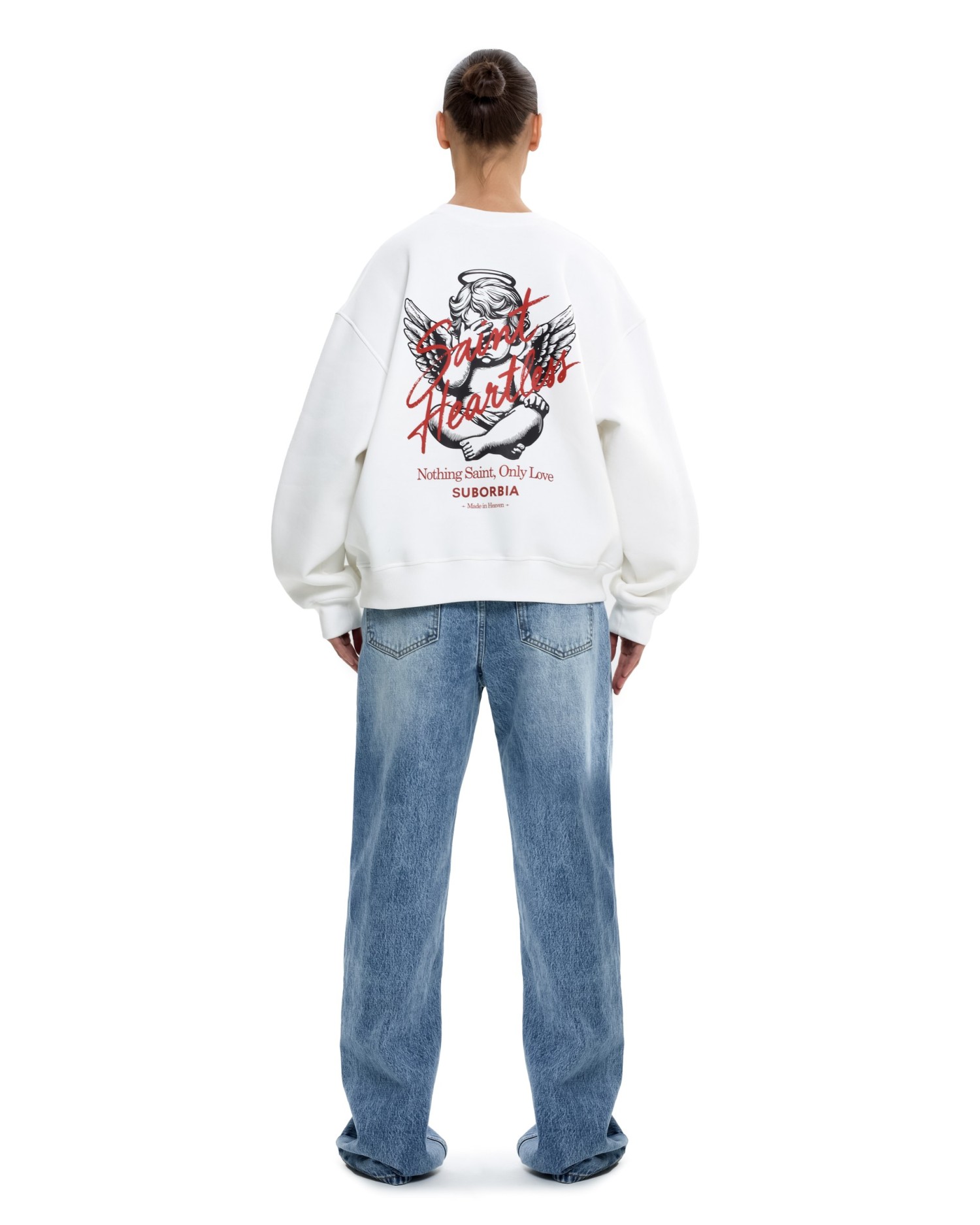 Свитшот SAINT HEARTLESS White