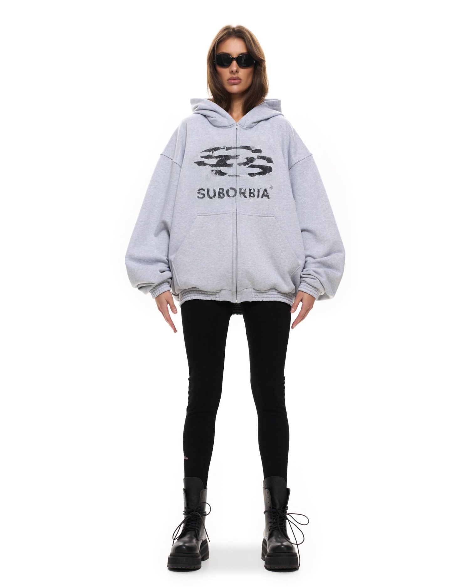 Худи Zip JPG13 Melange-Black