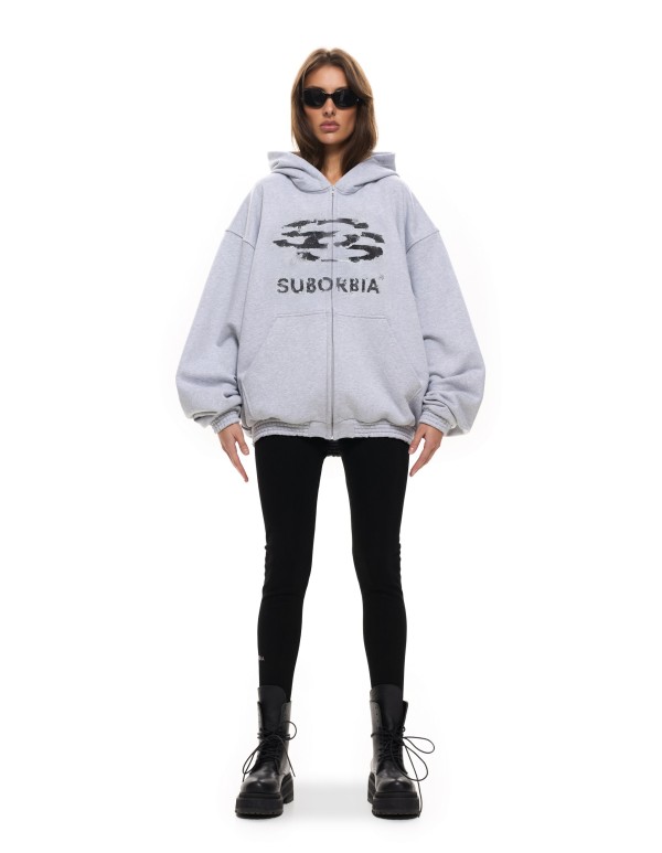 Худи Zip JPG13 Melange-Black