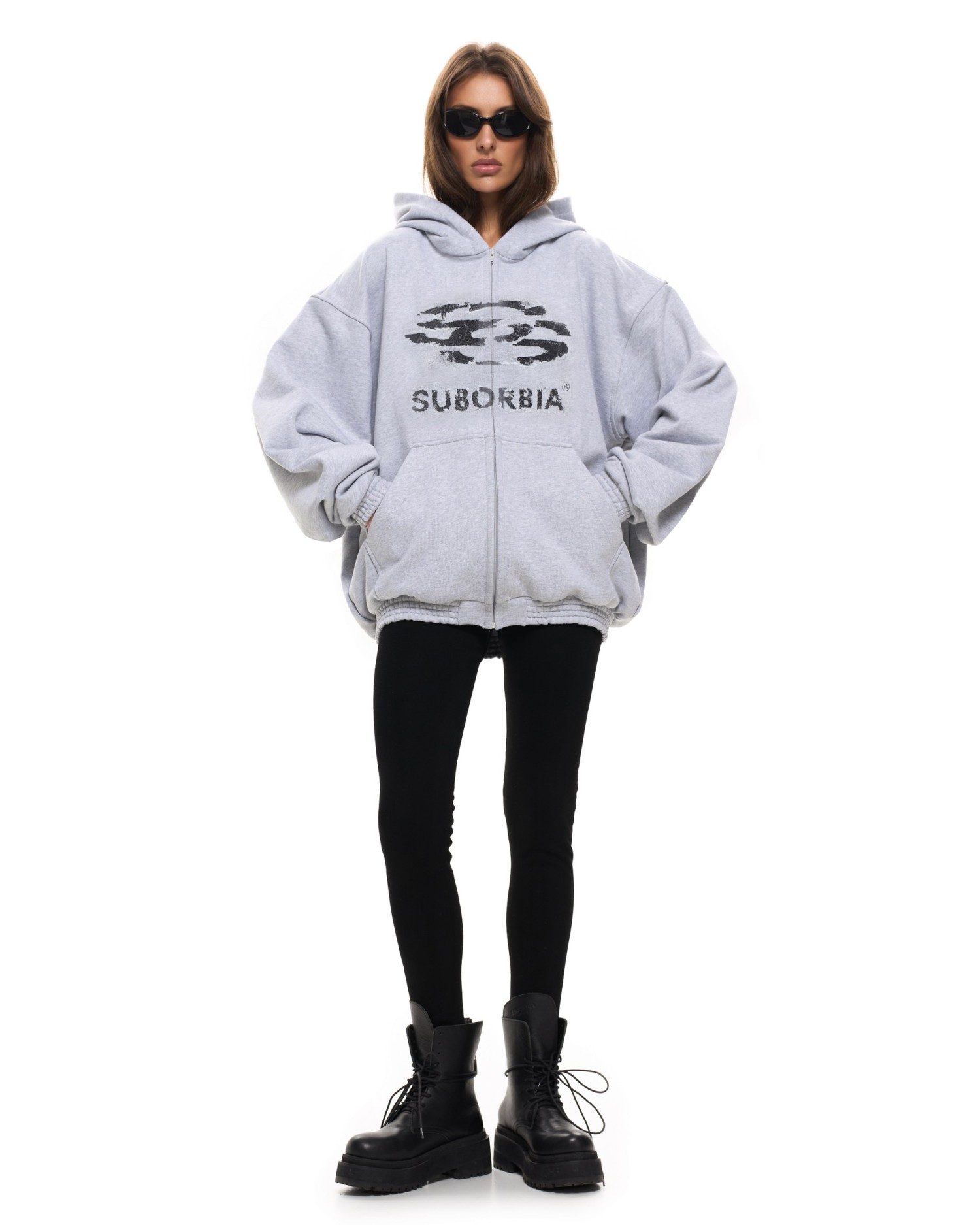 Худи Zip JPG13 Melange-Black