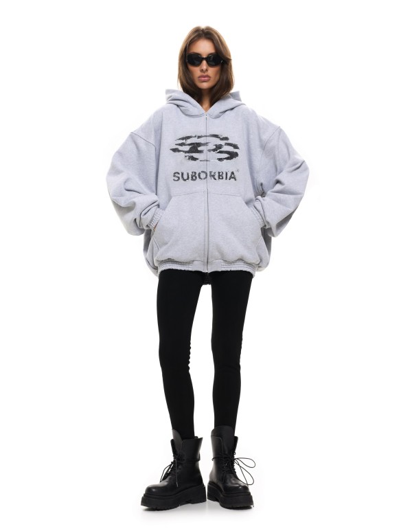 Худи Zip JPG13 Melange-Black