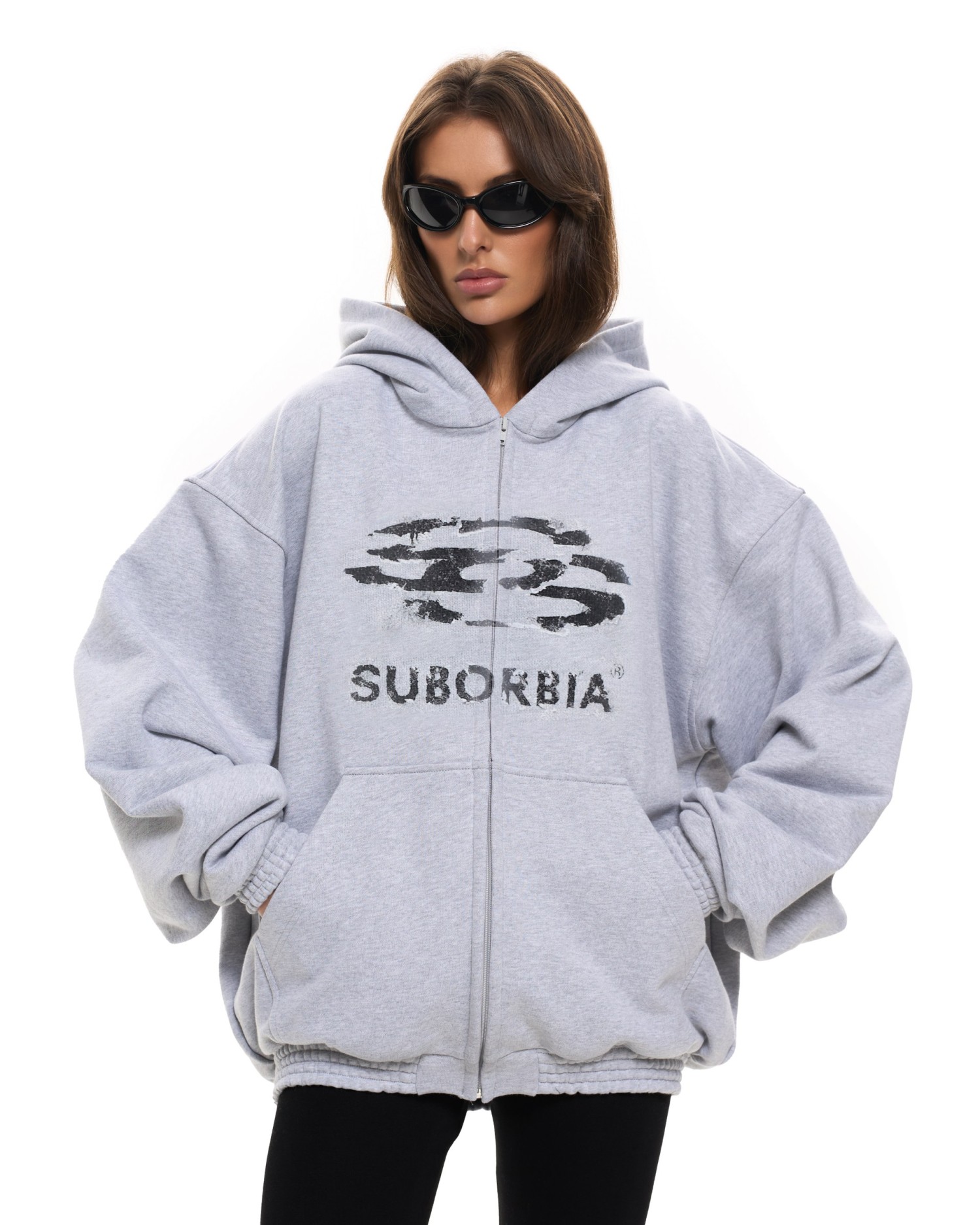 Худи Zip JPG13 Melange-Black