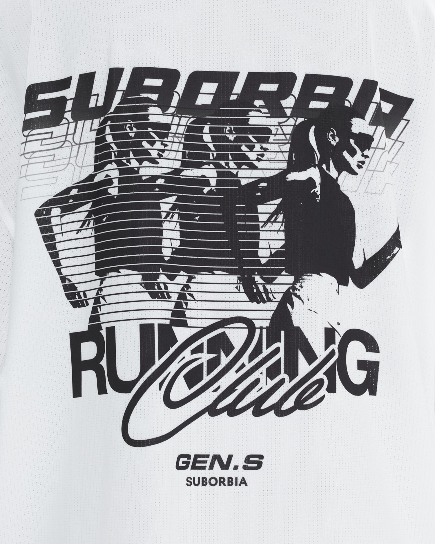 Лонгслив RUNNING CLUB Белый