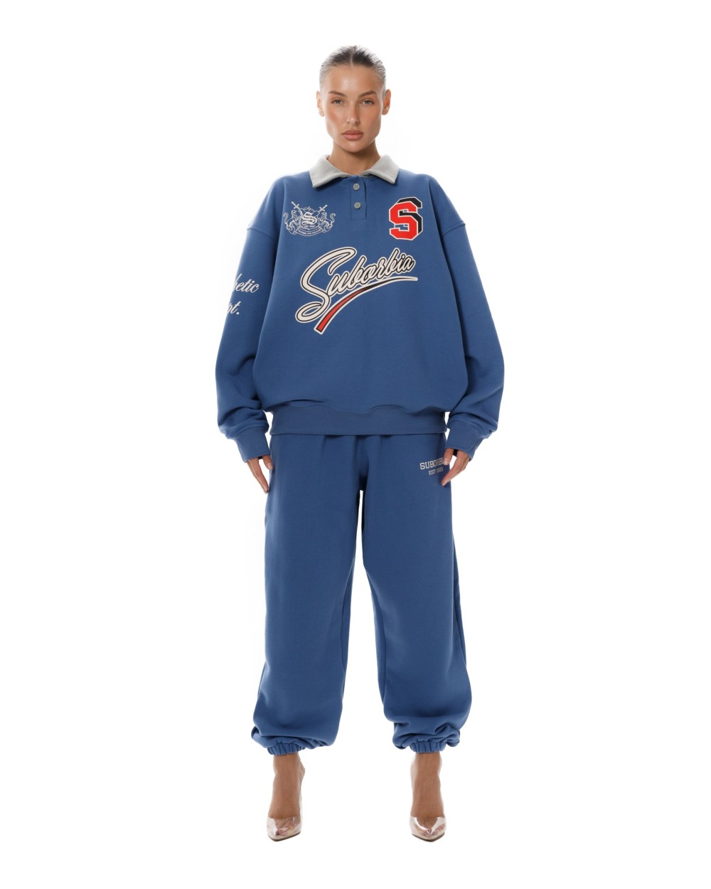 Свитшот-поло College S Blue