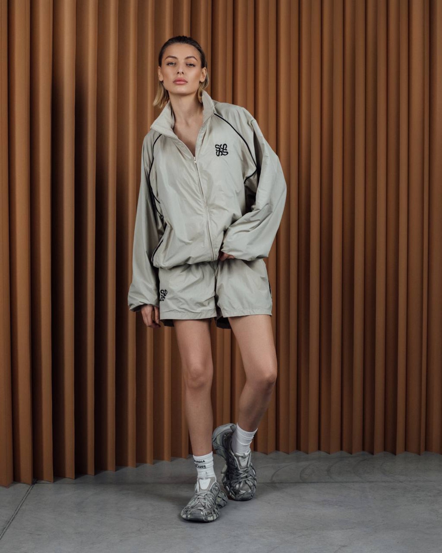 Шорты Brooklyn 7 Beige-black