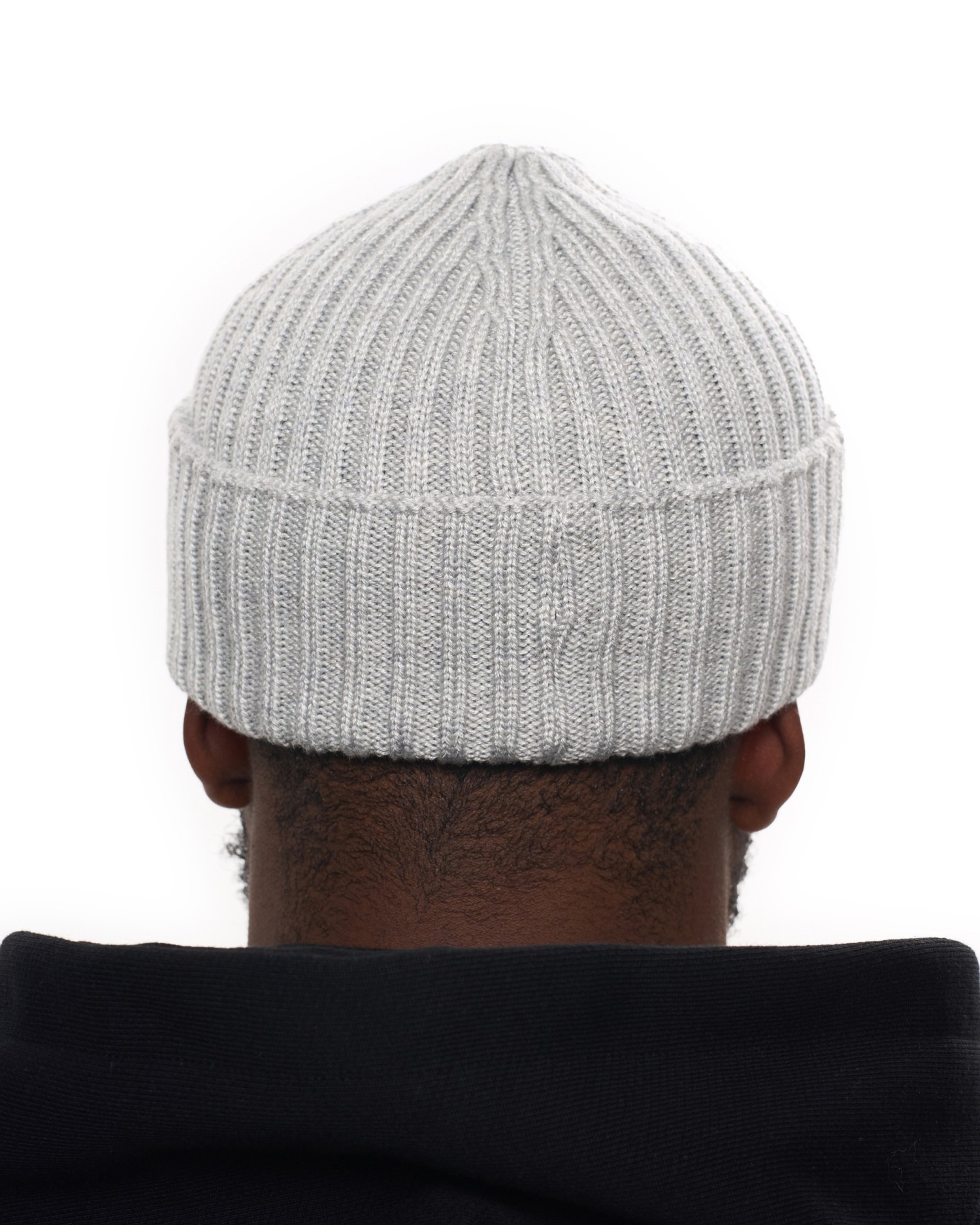 Шапка бини MEN Grey melange