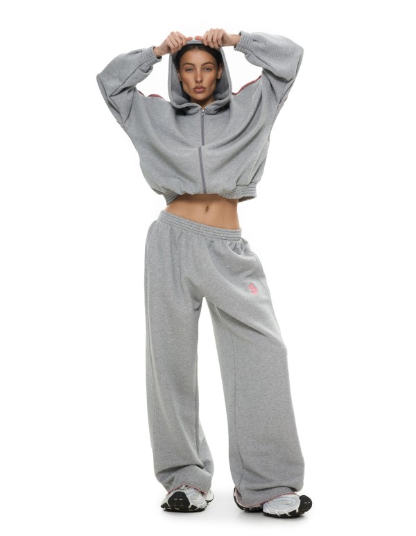 Костюм DOUBLE TROUBLE с палаццо Grey-Pink