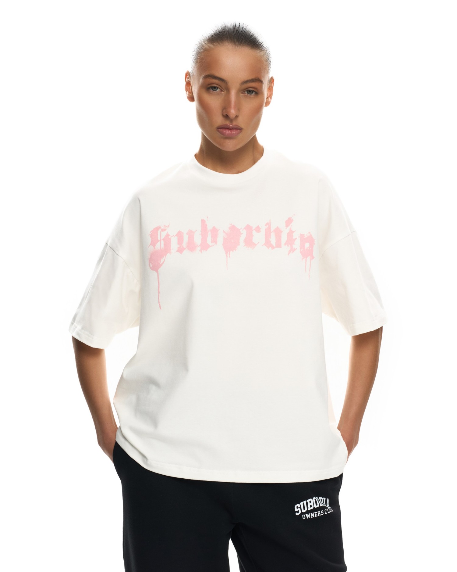 Футболка TORN 2.0 White-Pink