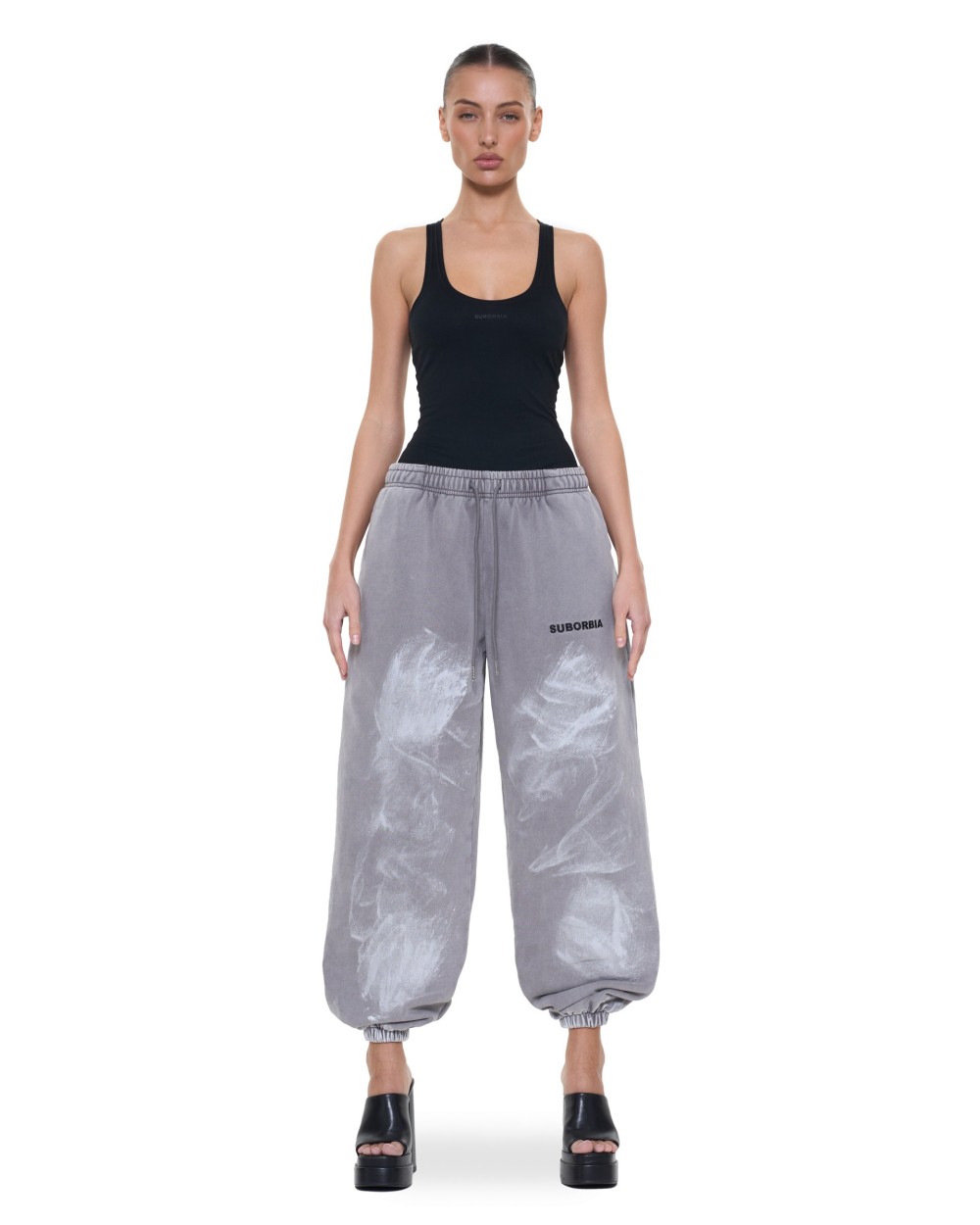 Джоггеры Grillz Washed grey