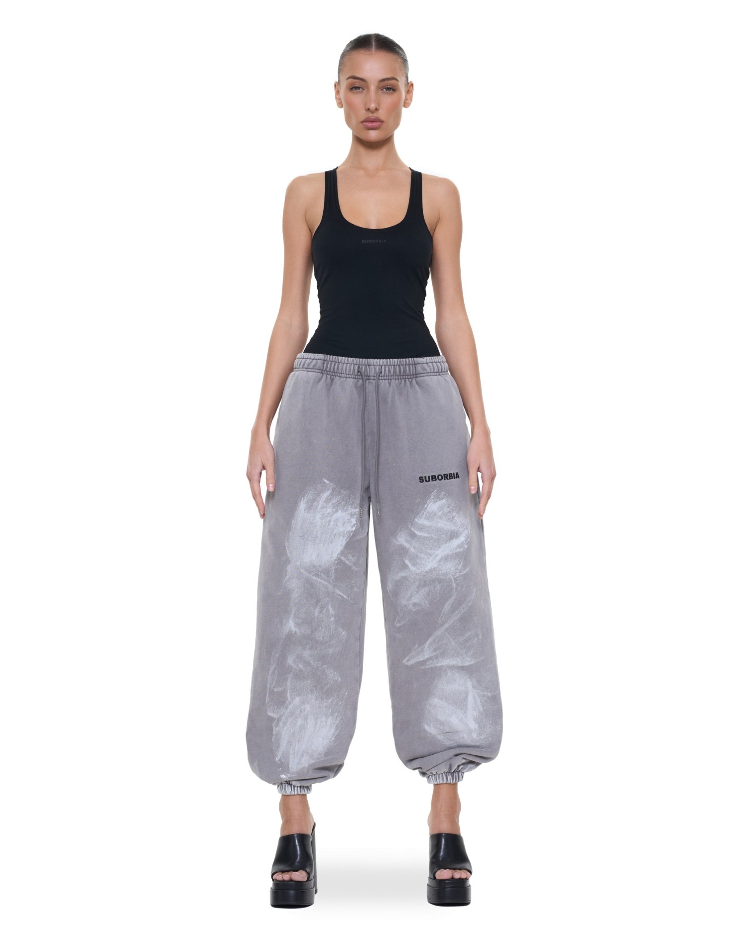 Джоггеры Grillz Washed grey