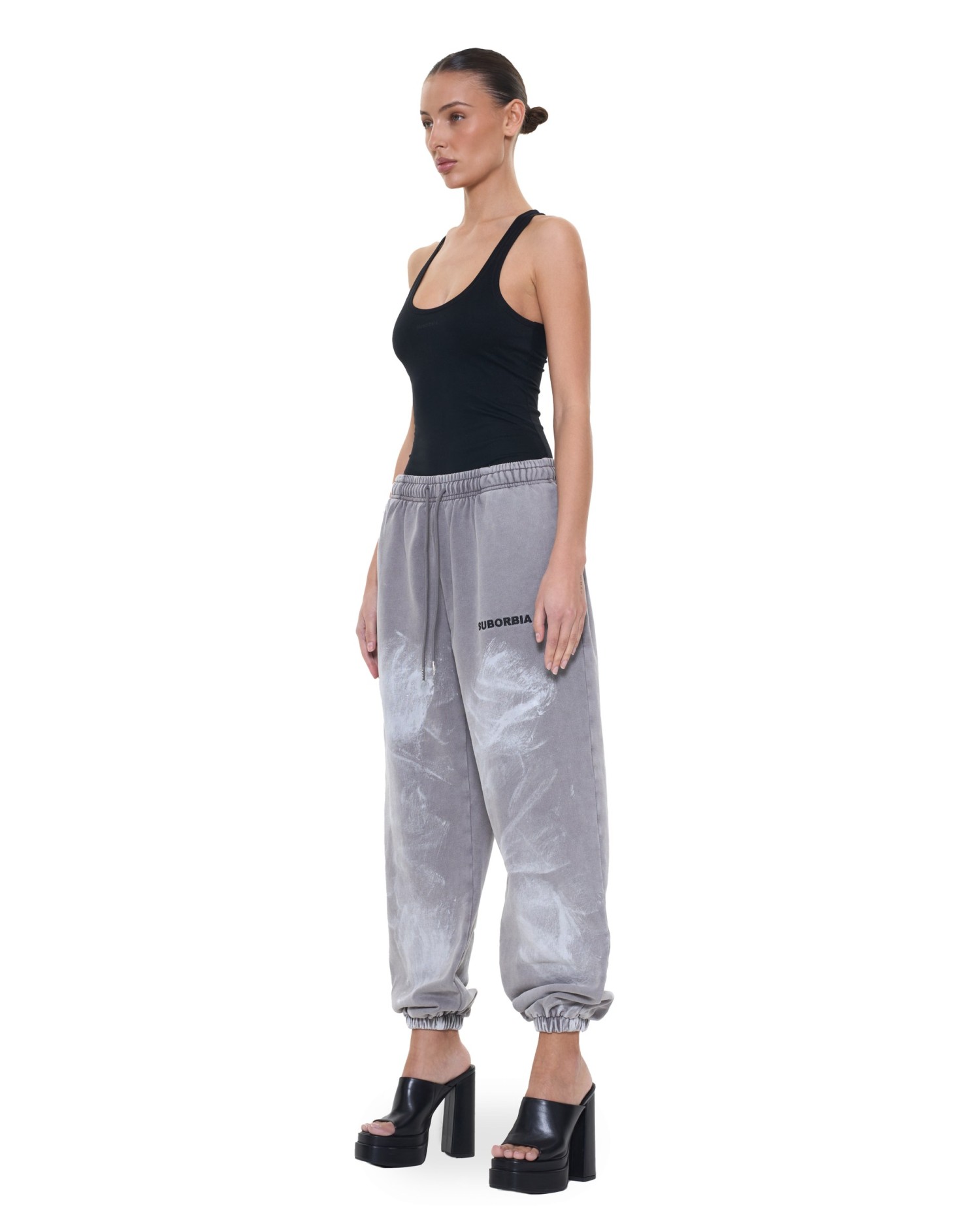Джоггеры Grillz Washed grey