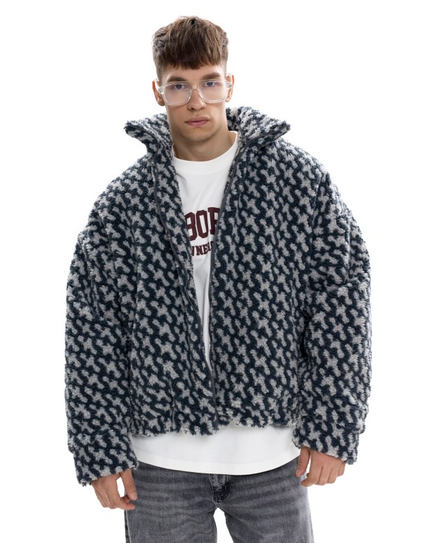 Мужской бомбер ПАТТЕРН удлиненный